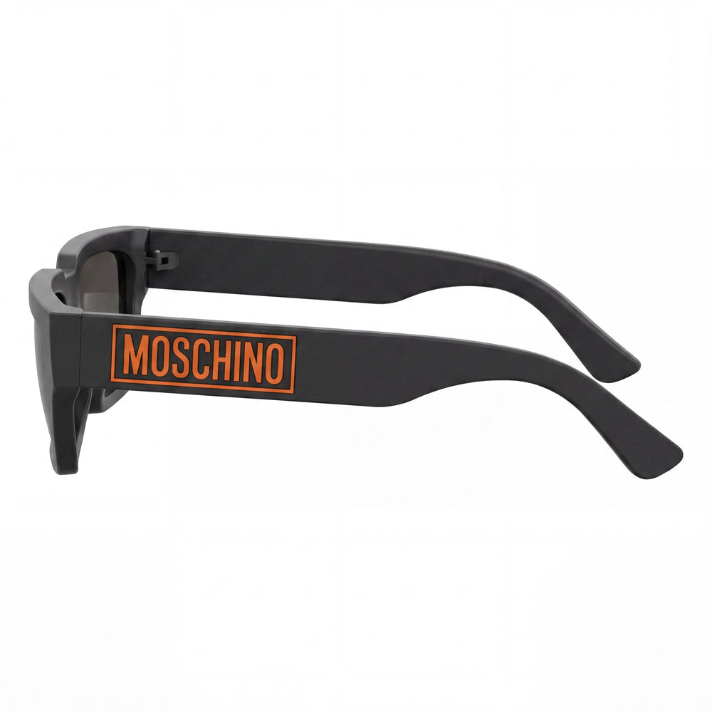 Moschino Casual Men's Acetate Matte Black Non-Polarized Polycarbonate UV Protection Sunglasses 55-20-145