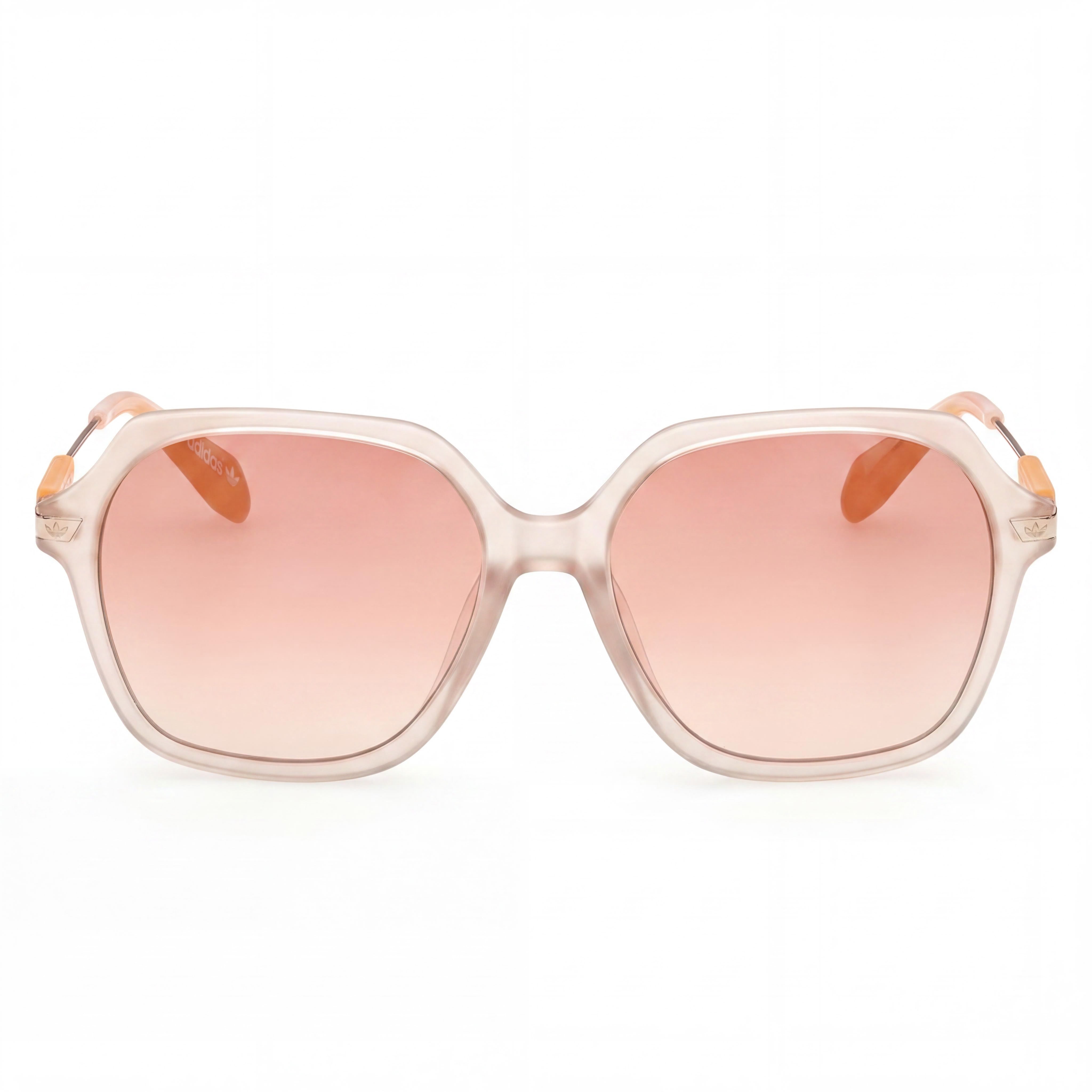 adidas Originals Or0082 Women's Matte Light Pink, Shiny Rose Gold Plastic UV Protection Non-Polarized Roviex Mirror 55, Photo 2