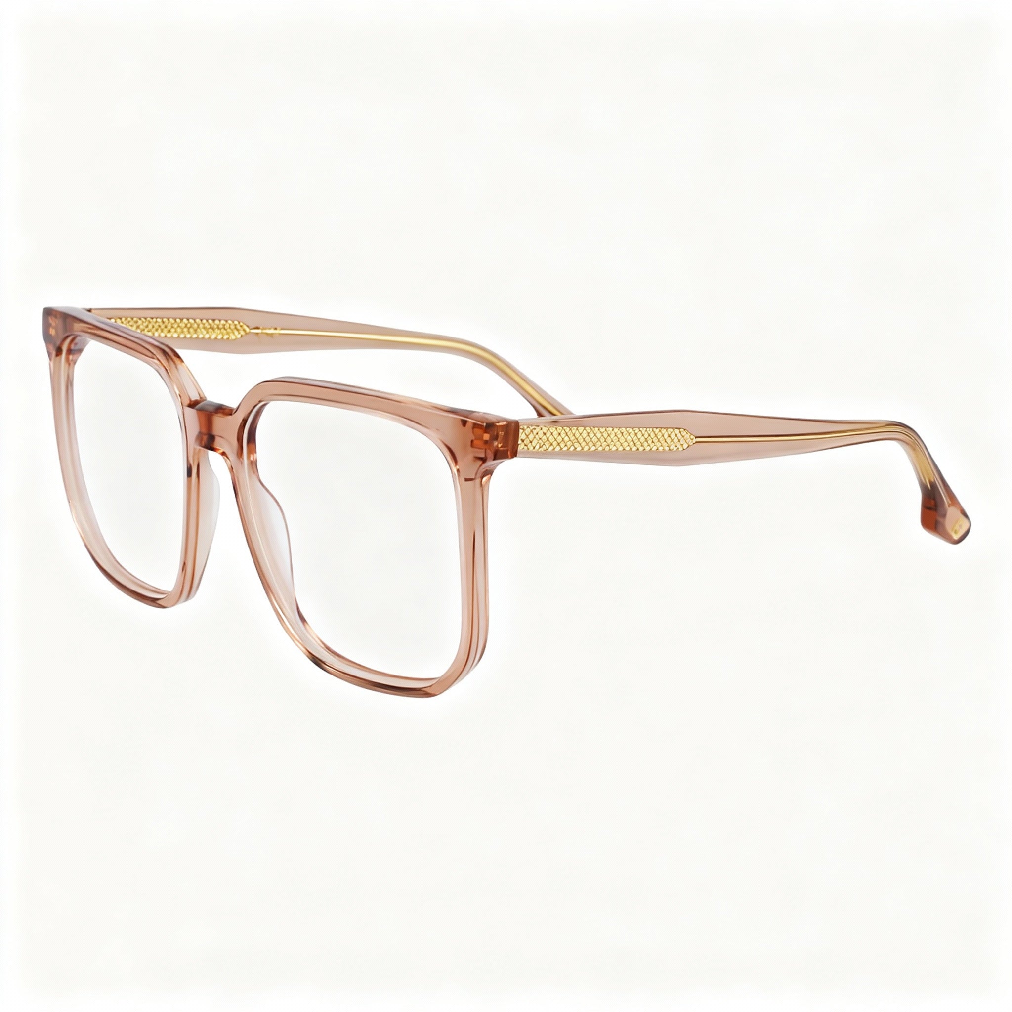 Victoria Beckham Vb2673 Women's Rectangle Acetate Ophthalmic Frames Antique Rose 54-17-140, Photo 3