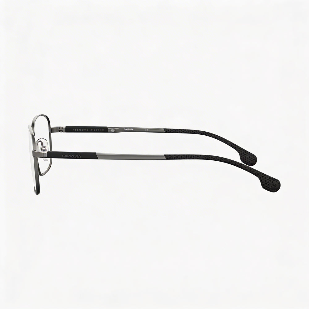 Gafas rectangulares Carrera 8848 unisex Dark Ruth de acero de aleación y metal con memoria, 55 mm