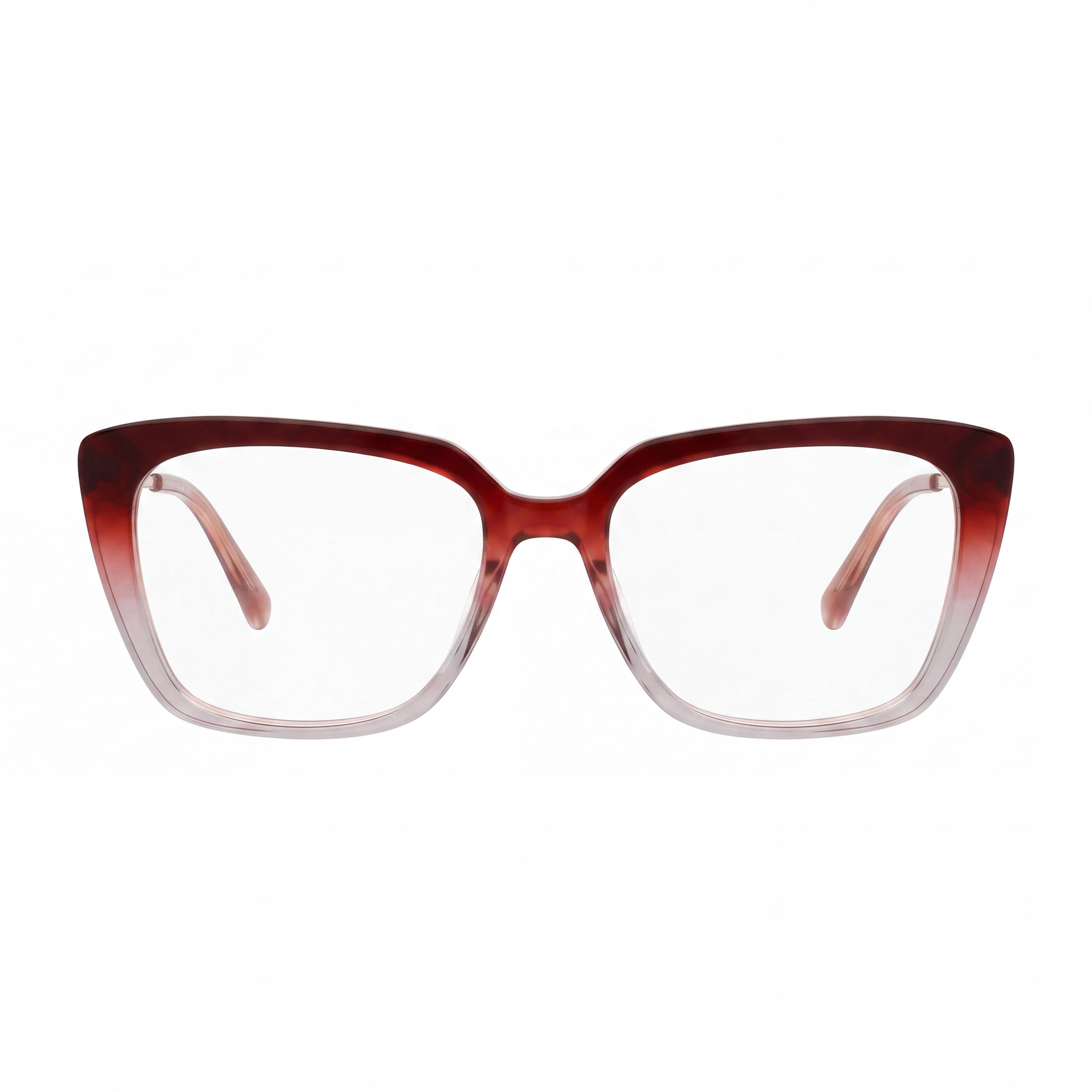 Gafas ópticas Harley-Davidson Hd50119 de mujer con montura de plástico en burdeos y oro rosa, 53 mm, Photo 2