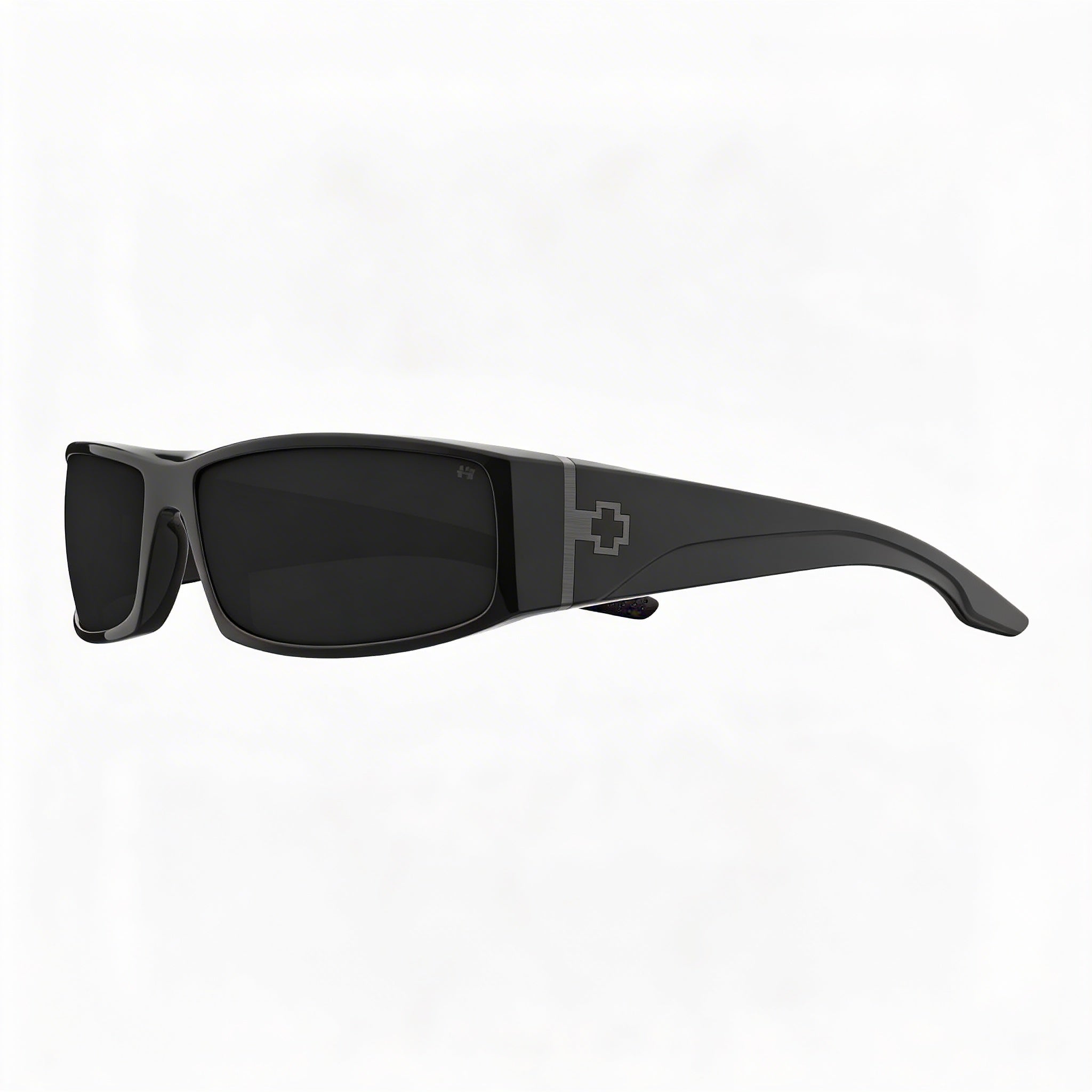 Gafas de sol de plástico Spy G850 Arkema para hombre, negras, Happy Gray Green, no polarizadas, UV, 60 mm, Photo 3