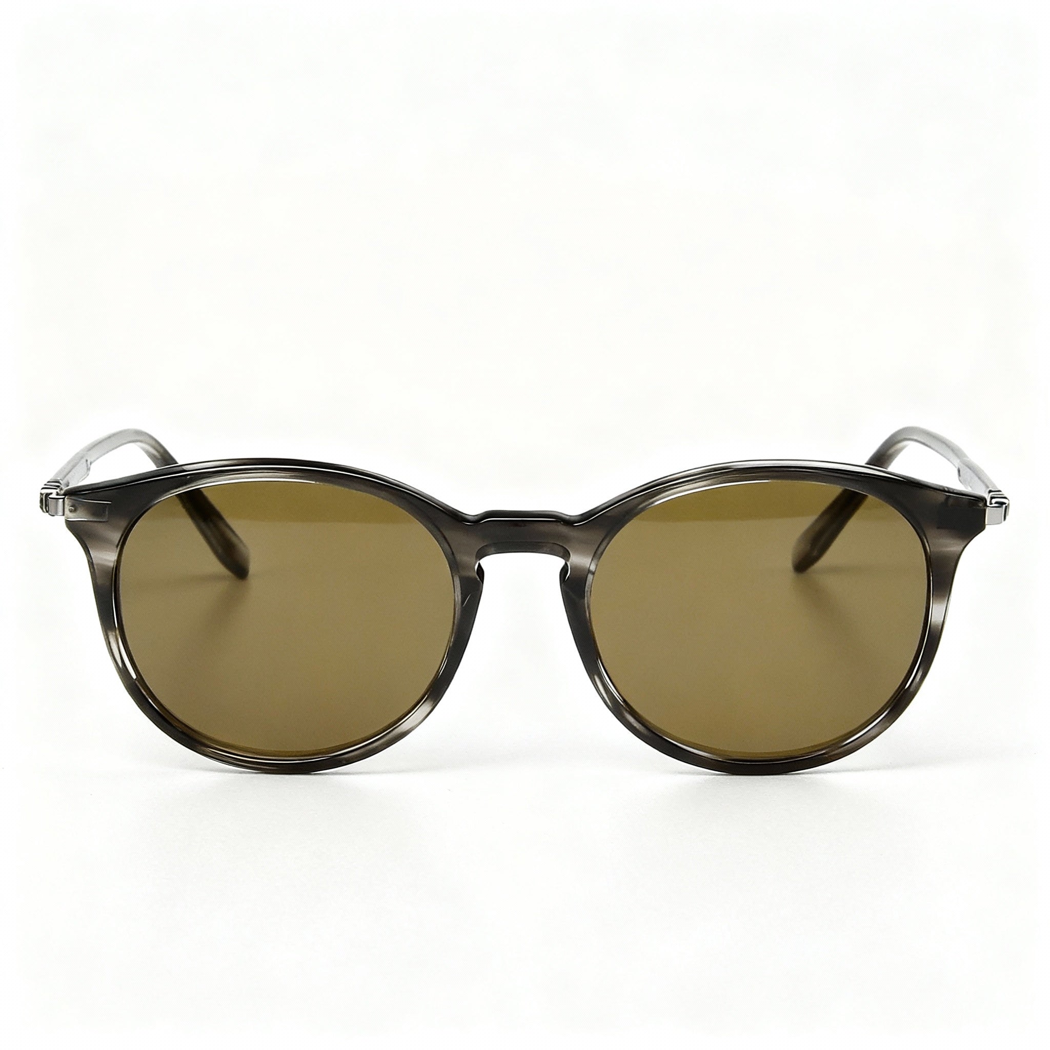 Salvatore Ferragamo Sf911sm Unisex Sunglasses, Striped Grey Brown Plastic Frame, Green Non-Polarized Lens 51mm, Photo 3