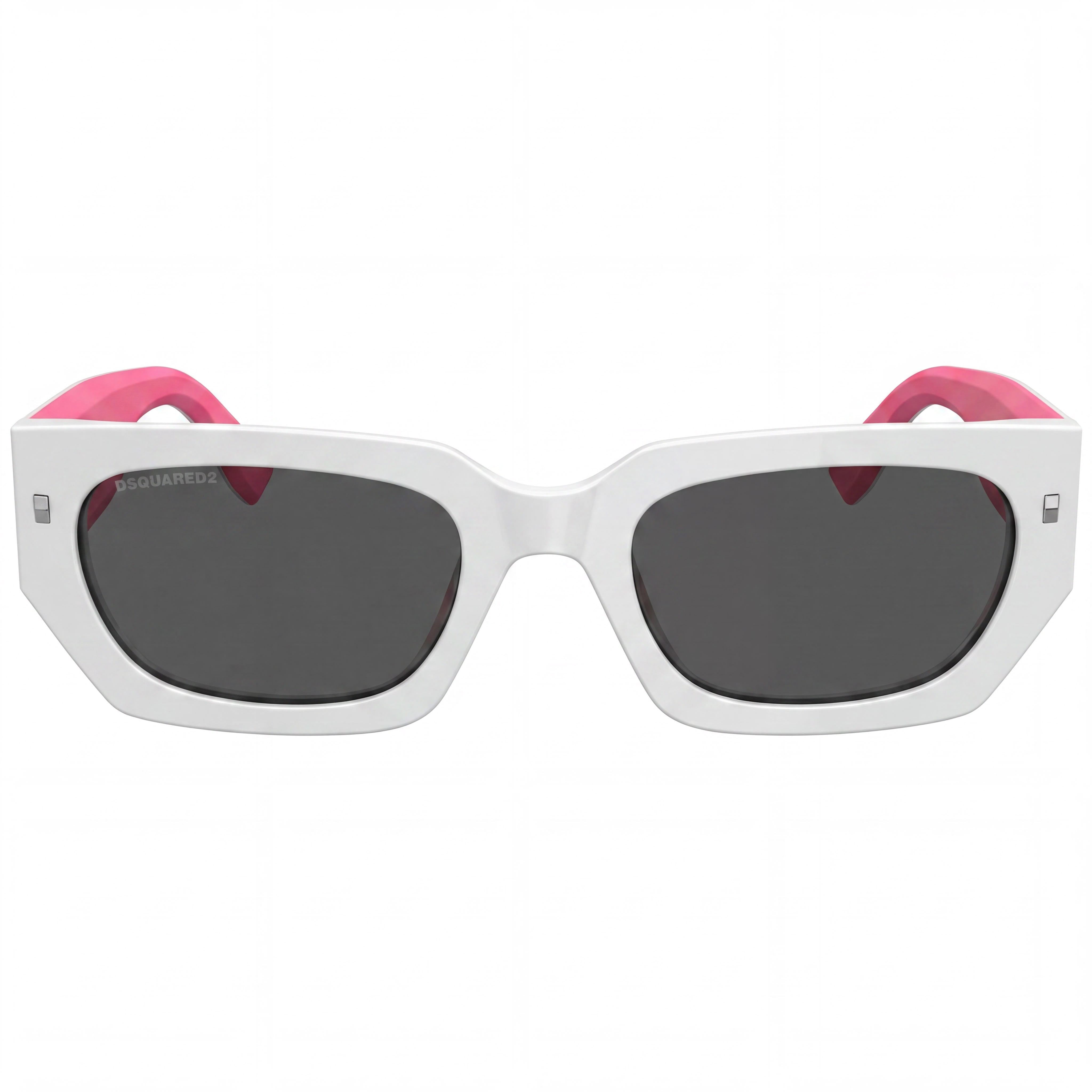 Gafas de sol Dsquared2 Casual de acetato para mujer, color blanco, fucsia y gris, lentes no polarizadas, 53-21-145 mm, Photo 2