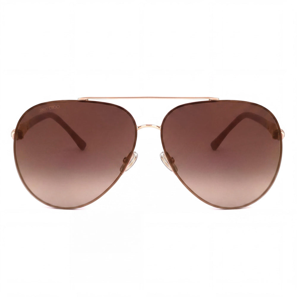 Jimmy Choo GRAY/S 0BKU JL Gold / Nude Sunglasses for Women, 63mm