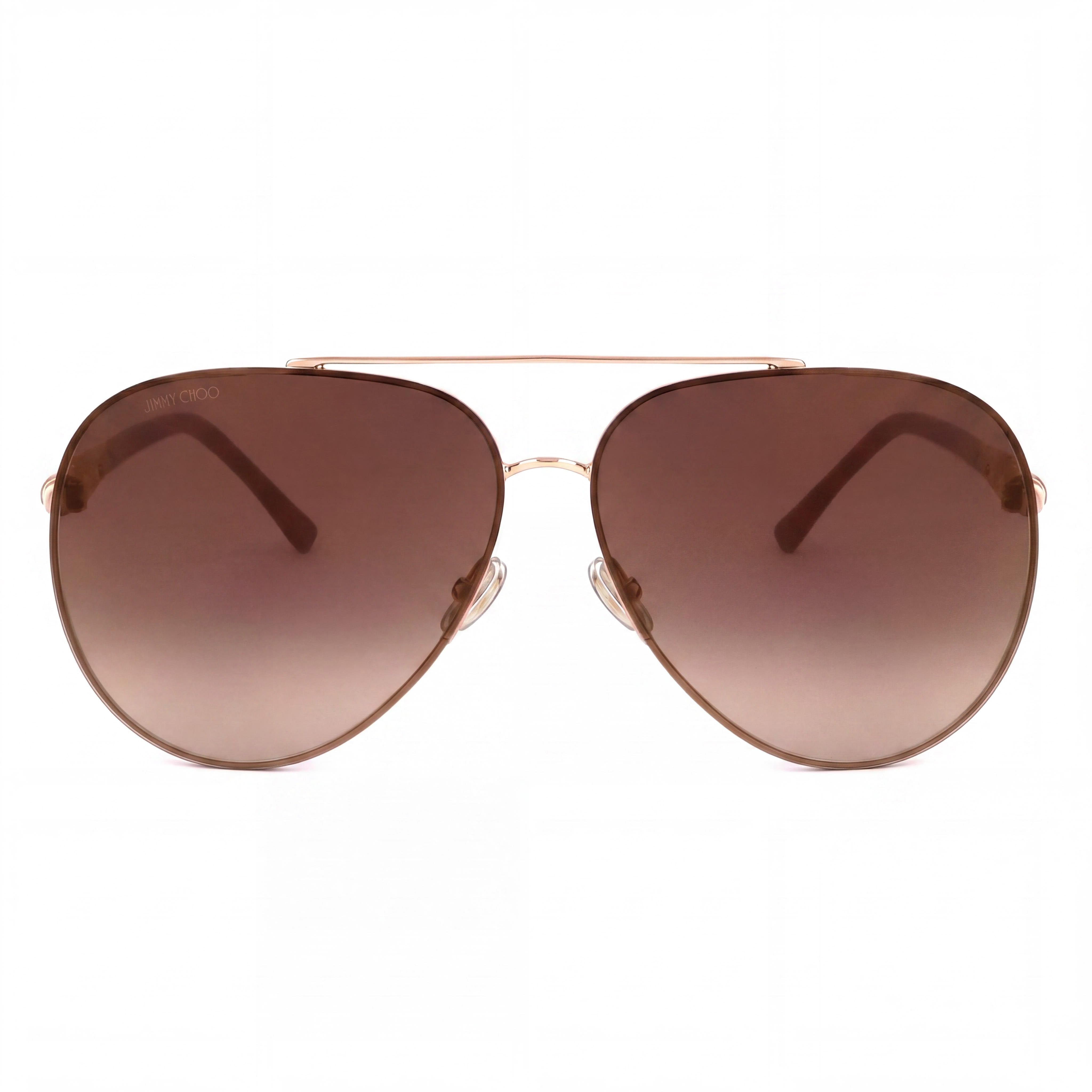 Jimmy Choo GRAY/S 0BKU JL Gold / Nude Sunglasses for Women, 63mm, Photo 2
