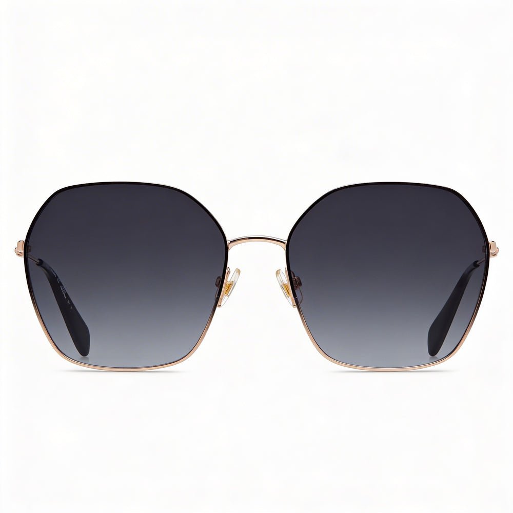 Kate Spade New York Seasonal Women's Stainless Steel Gold Blue Brown Gradient UV Protection Sunglasses 57mm