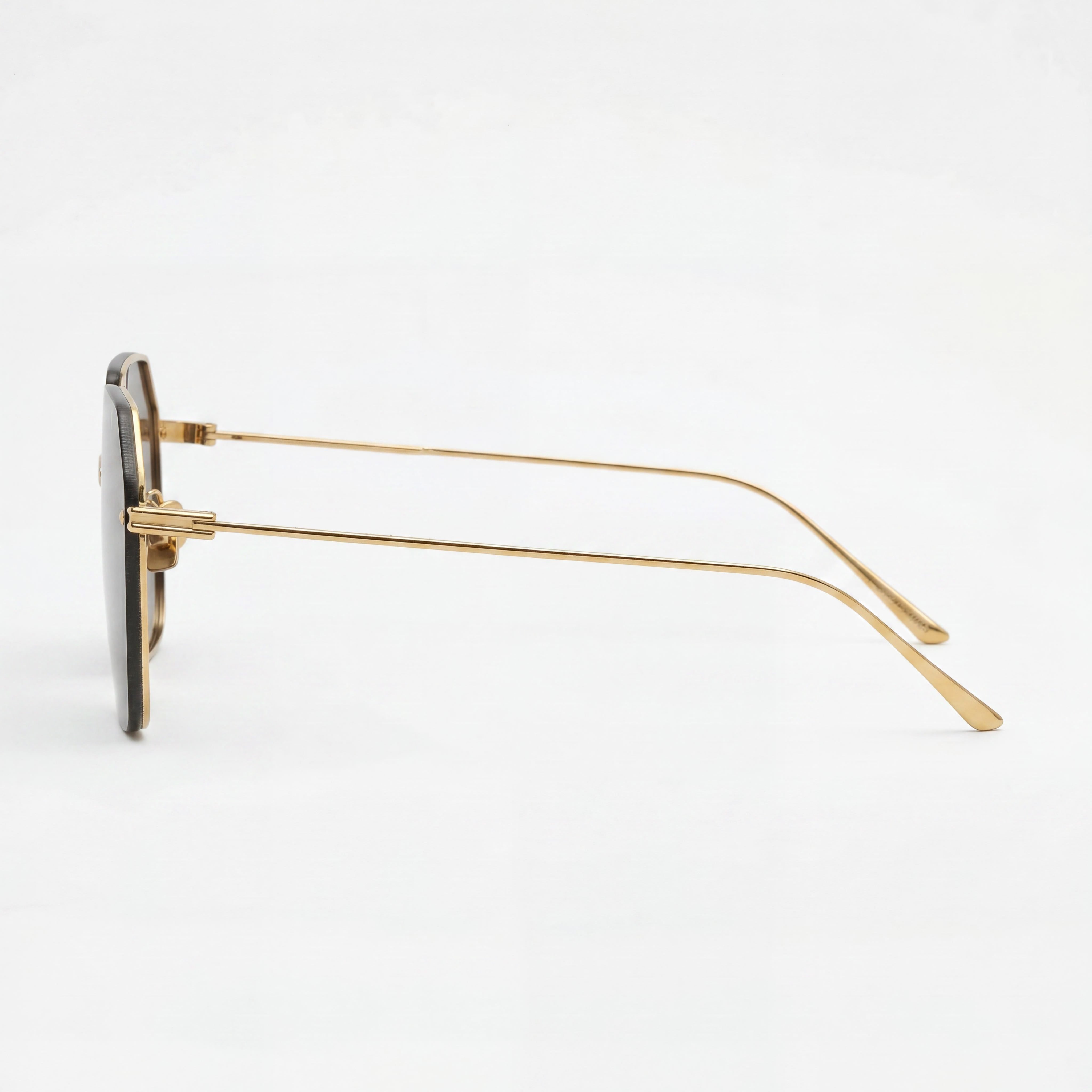 Bottega Veneta Aviador Unisex Metal Dorado Sin Gafas de Sol 61mm, Photo 3