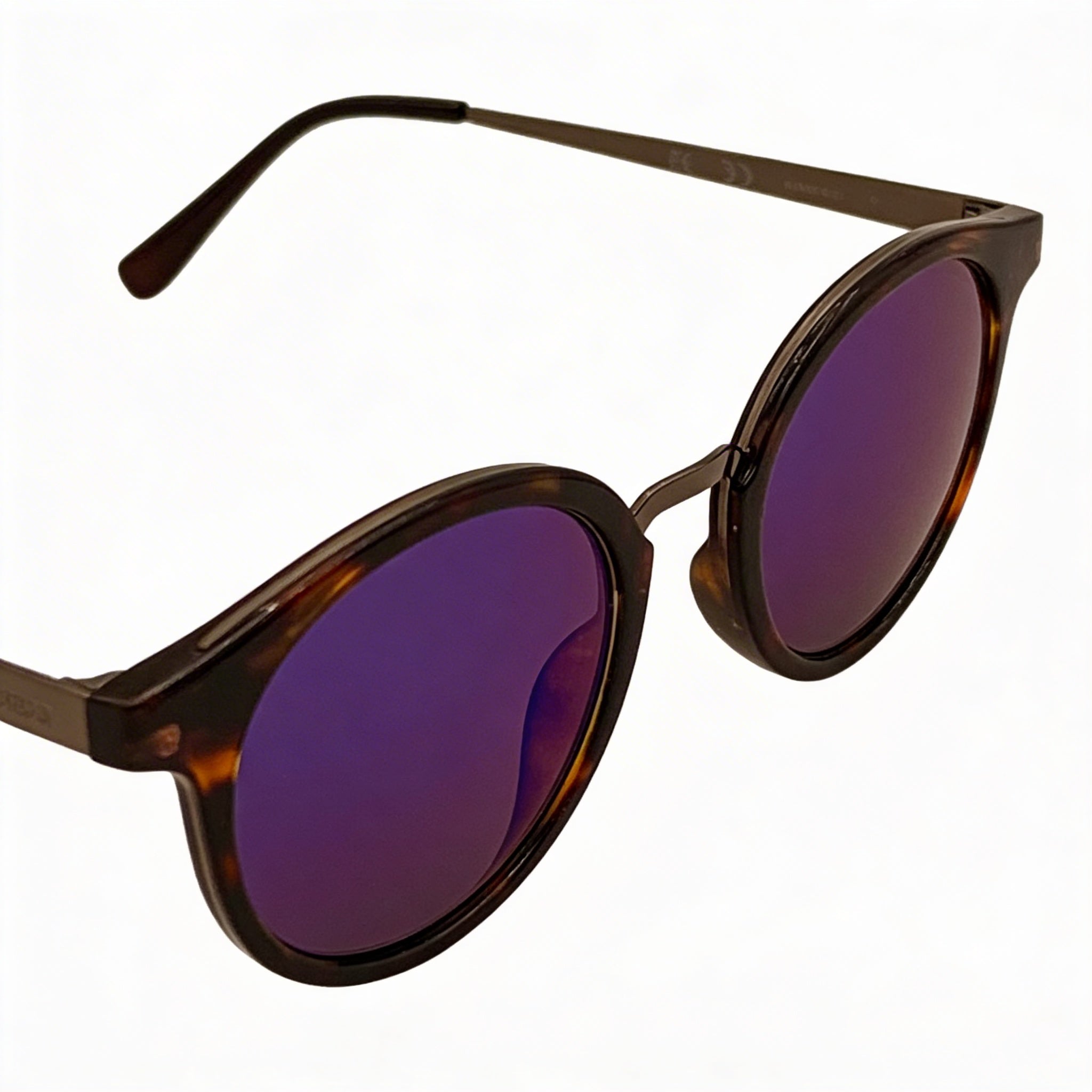 Gafas de sol de mujer GUESS Gf0305 de metal con protección UV Tokyo Tortoise Blue Mirror 50 mm, Photo 3