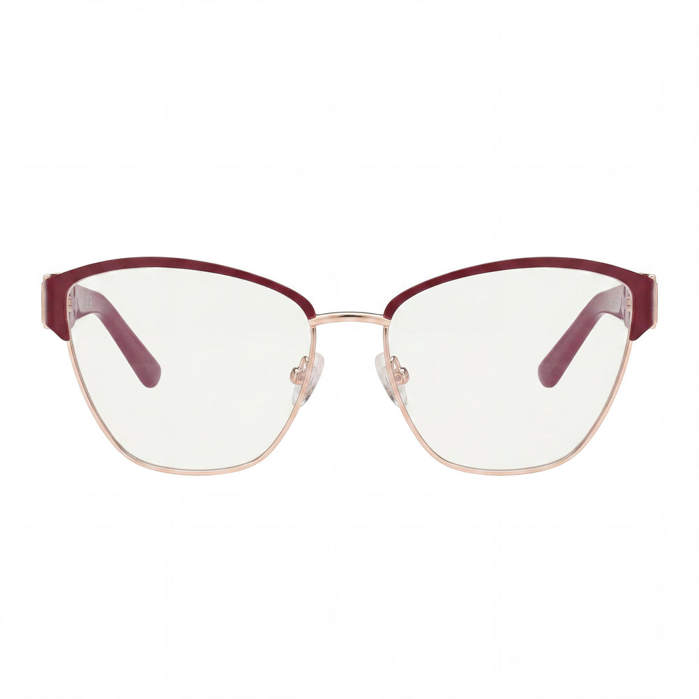 Guess GU2984 Matte Bordeaux Cat Eye Eyeglasses for Women, 54mm