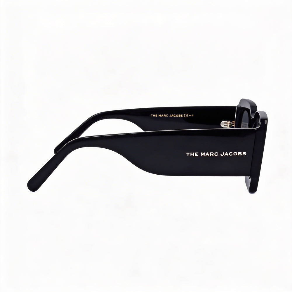 Gafas de sol Marc Jacobs Modern de acetato negro y dorado para mujer, 50 mm, protección UV, sin polarizar