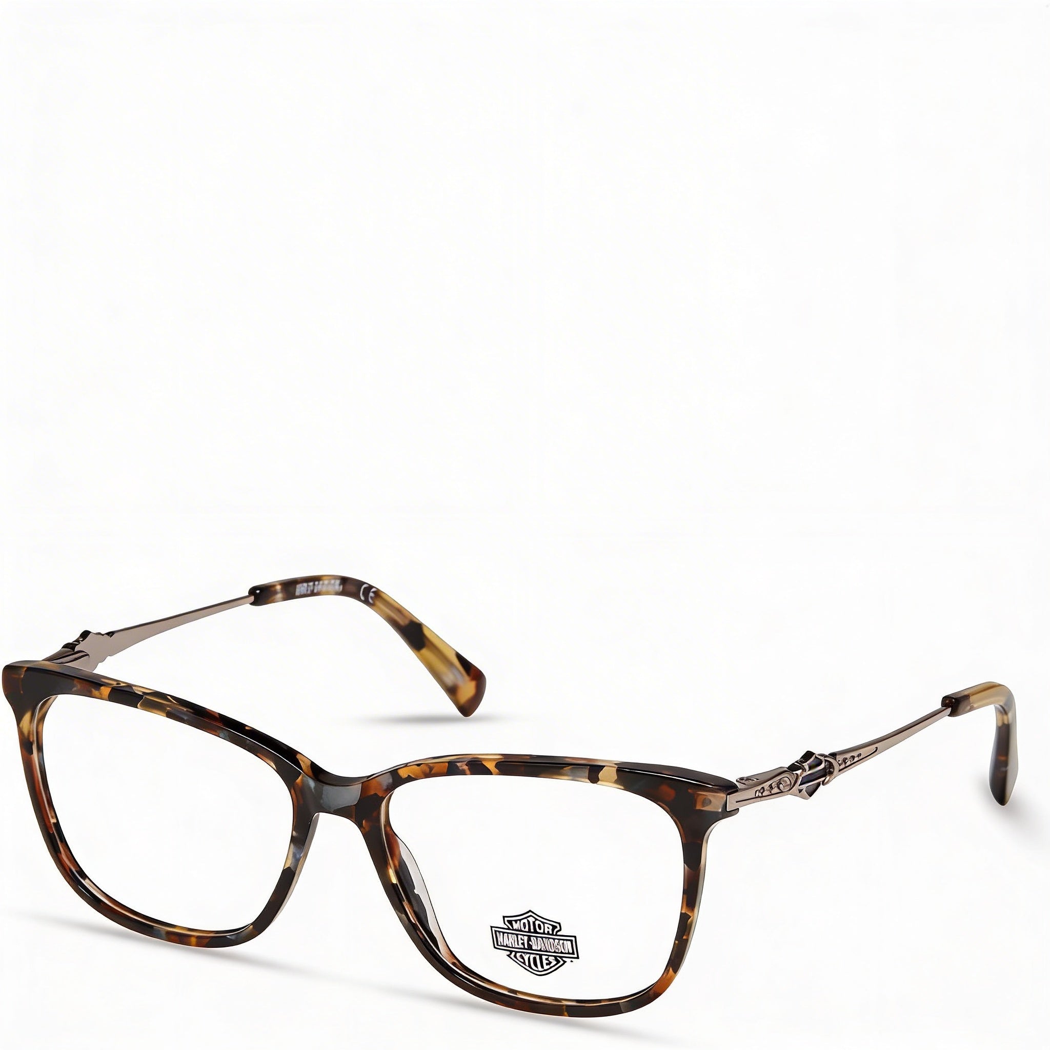 Harley-Davidson Brown Unisex Eyeglasses Frames - Prescription Ready Lenses Can Be Replaced With Custom Prescription Lenses, Photo 3