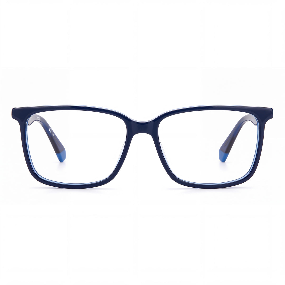 Polaroid D394 Men's Classic Plastic Eyeglasses Frame Blue Azure 55mm, Photo 2