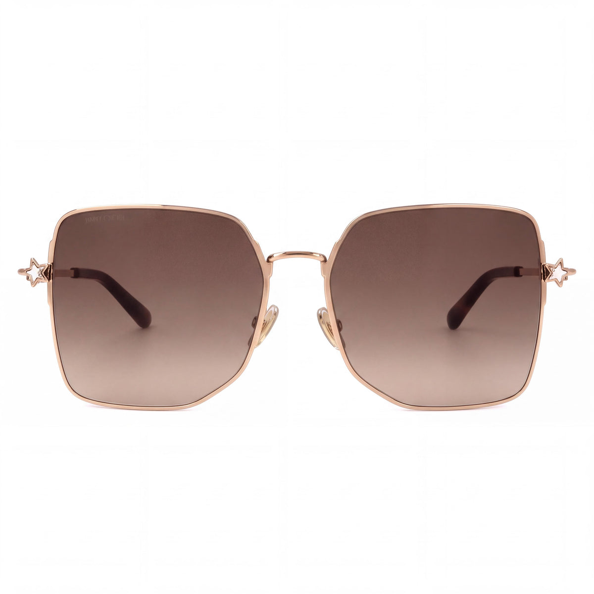 JIMMY CHOO Trisha/G/Sk Women's Square Metal Gradient Gold Lenses with UV Protection, 58mm Lens Width, Photo 2