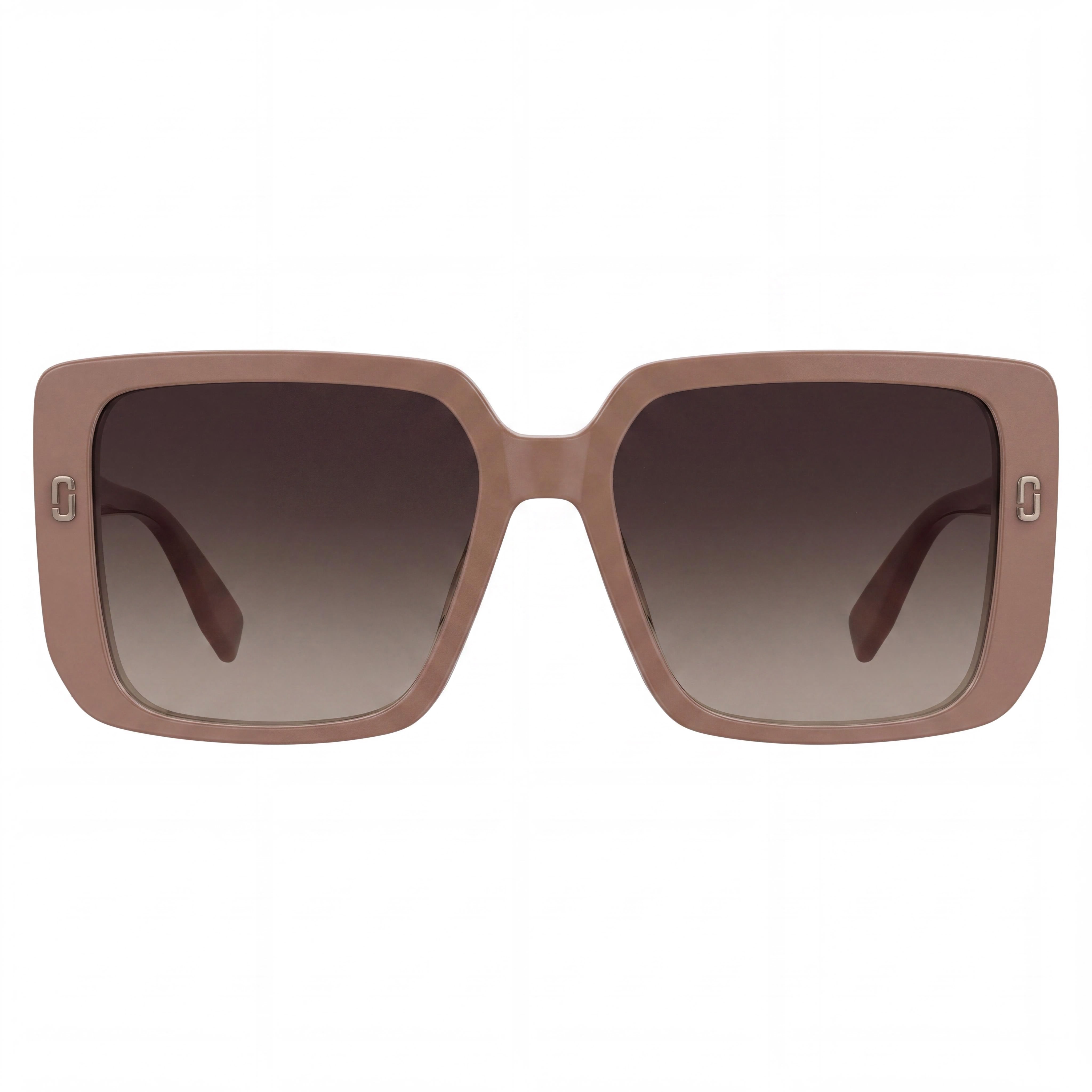 Gafas de sol clásicas Marc Jacobs para mujer con montura beige y lentes no polarizadas, puente 16 mm, patilla 145 mm, Photo 2