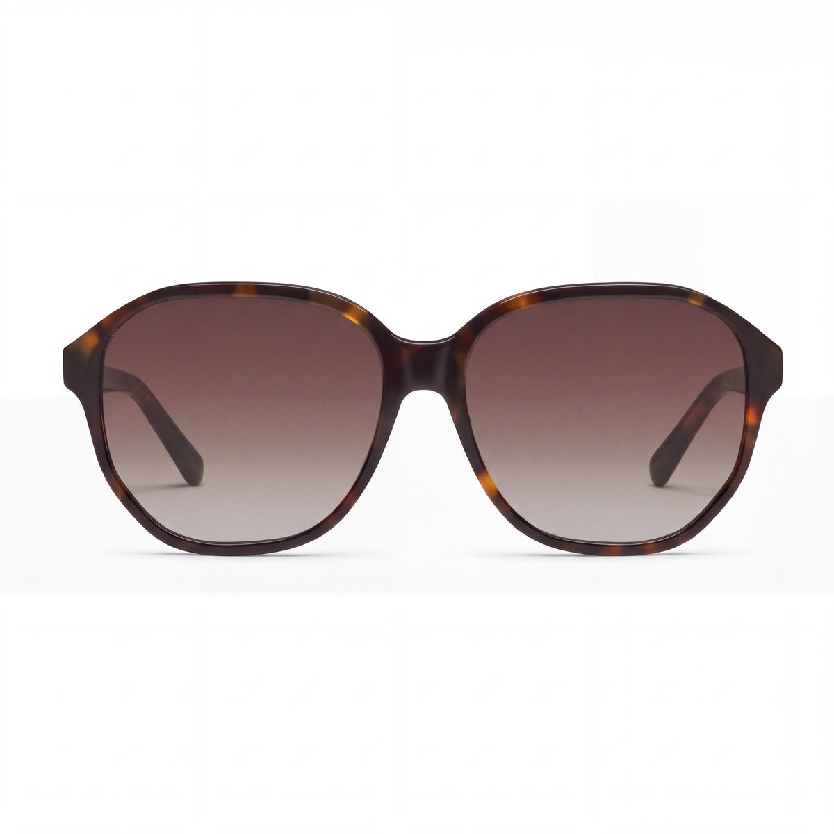 QUAY AUSTRALIA Guess Again Women's Neutral Tortoise Brown Acetate CR-X Brown Lens UV Protection Sunglasses 149mm, Photo 2