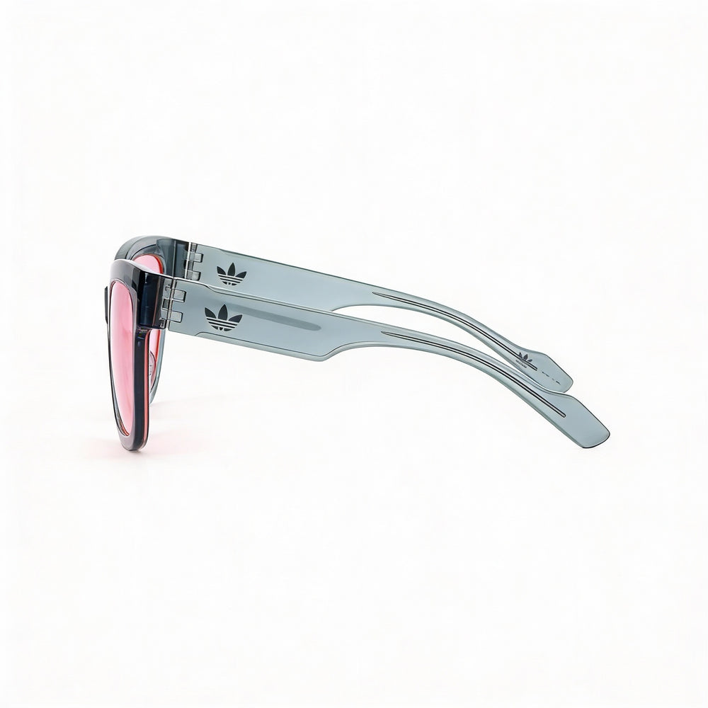 adidas Classic Women's Grey Gradient Plastic Pink Lens with UV400 & Anti-glare 51-20-140
