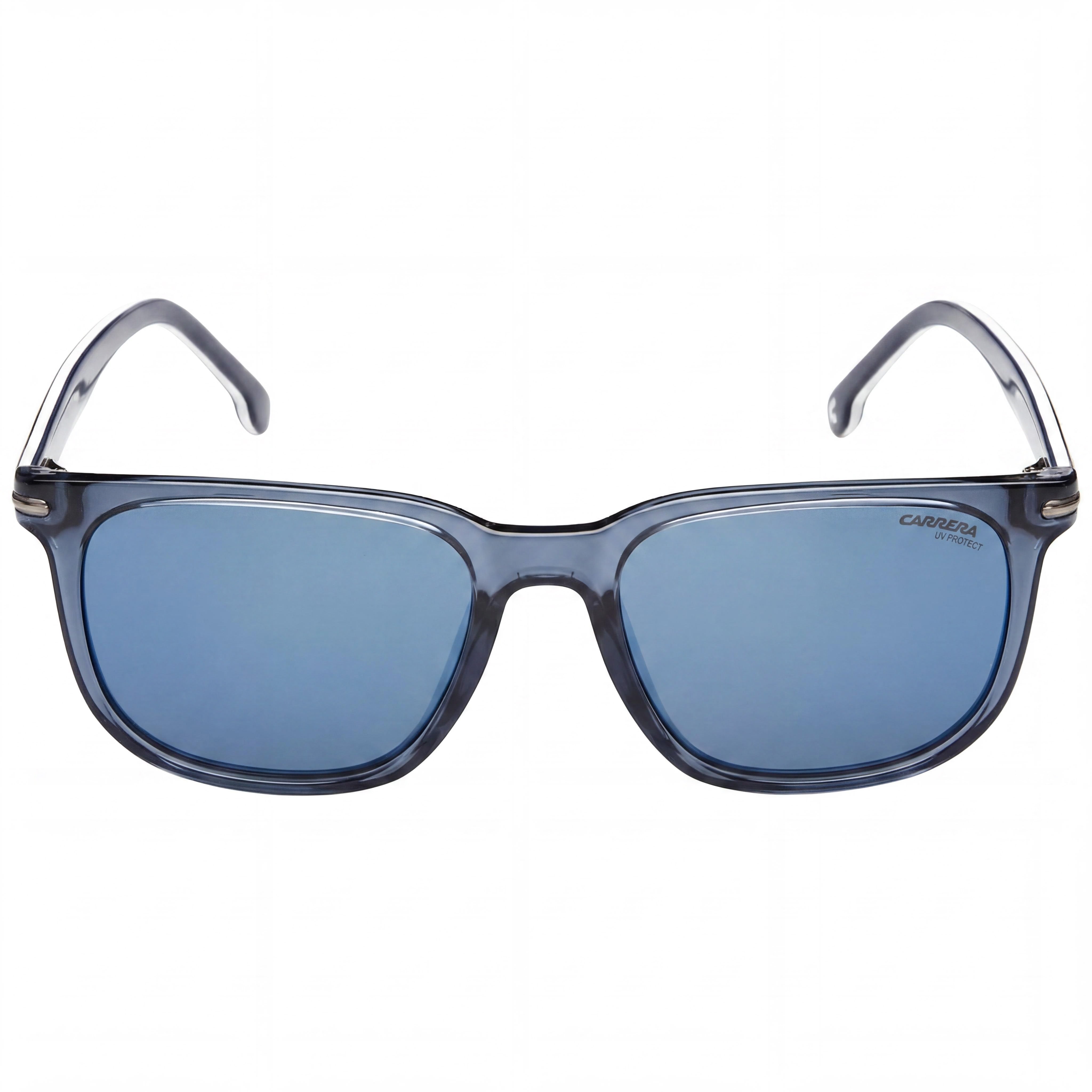 Gafas de sol Carrera Modern para mujer, montura de poliamida azul, lentes de espejo azul cielo polarizadas, 100 % protección UV, 54 mm, Photo 2