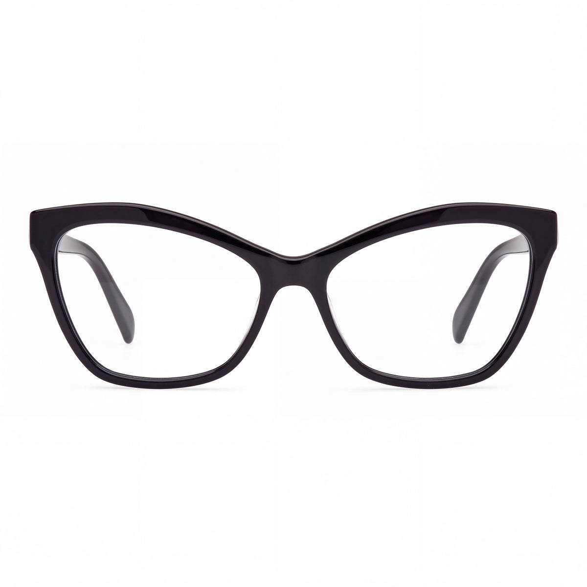 Gafas graduadas para mujer Emilio Pucci EP5241 MODERNO de acetato con lentes transparentes, negro brillante, 57 mm, Photo 2