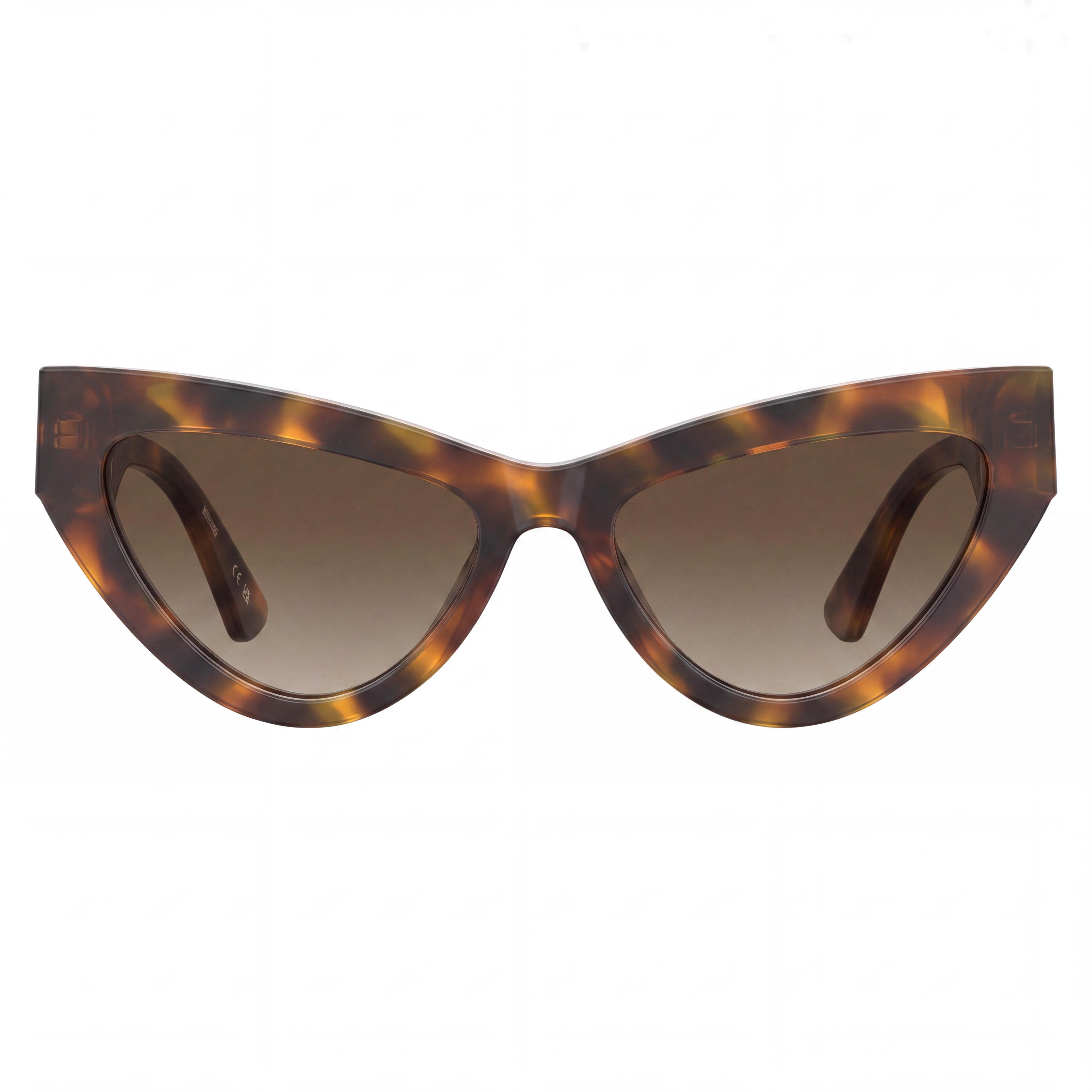 Moschino MOS170/S Women's Casual Havana Brown Frame Brown Shaded Lens Non-Polarized UV Protection 55-17-140, Photo 2