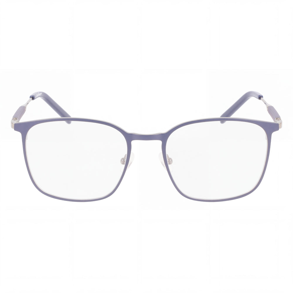 Salvatore Ferragamo Modern Square Women’s Titanium Blue Light Ruthenium Eyewear 54mm