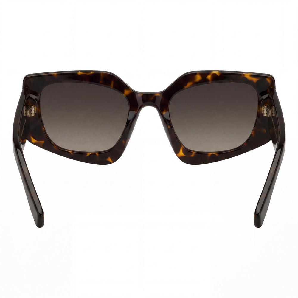 Gafas de sol Marc Jacobs casual de mujer con montura de propionato en color Habana oscuro, lentes marrones degradadas y protección UV 400 de 53 mm
