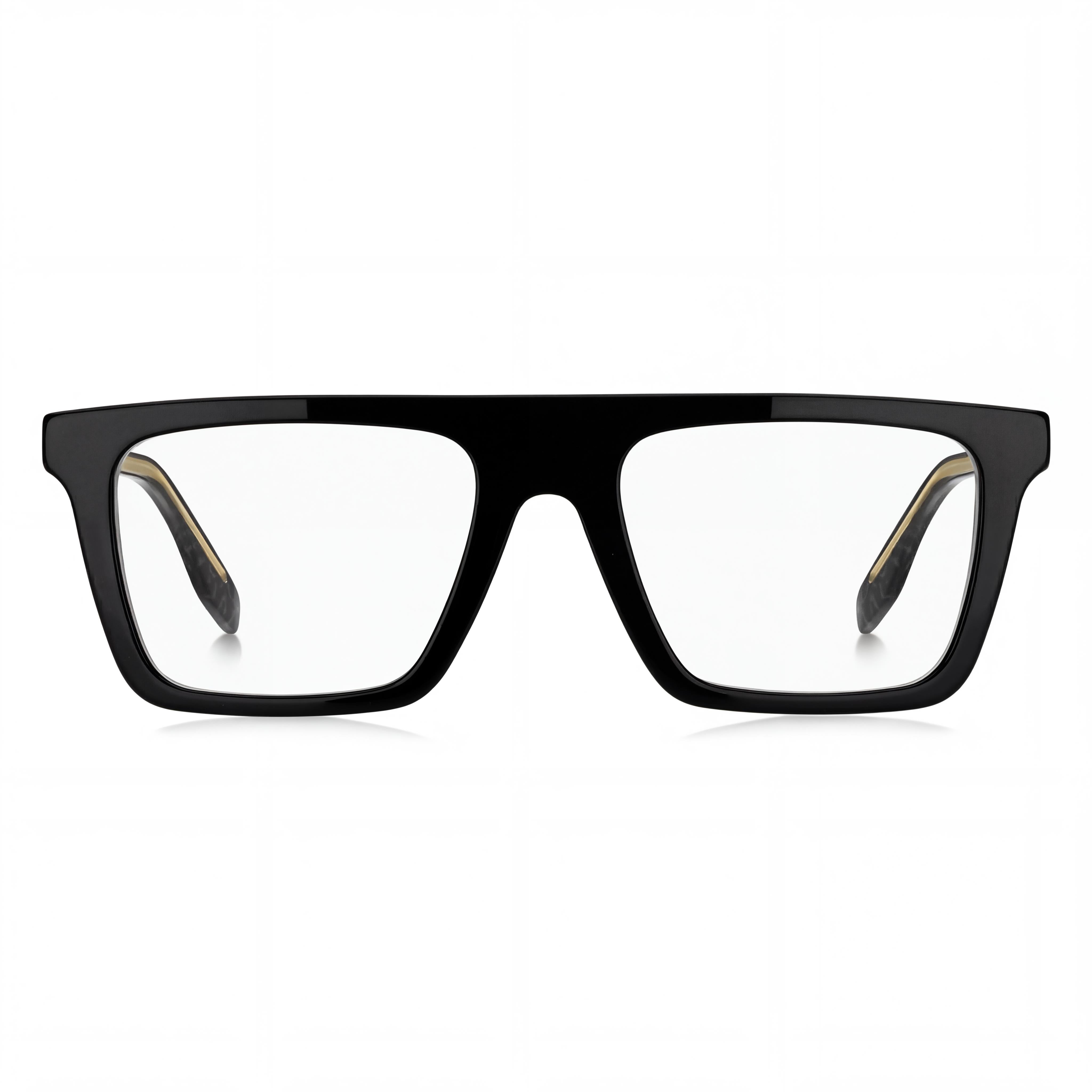 Marc Jacobs Browline Men's Acetate Frame Eyeglasses, Black Pattern Grey, Size 53-19-145, Photo 2