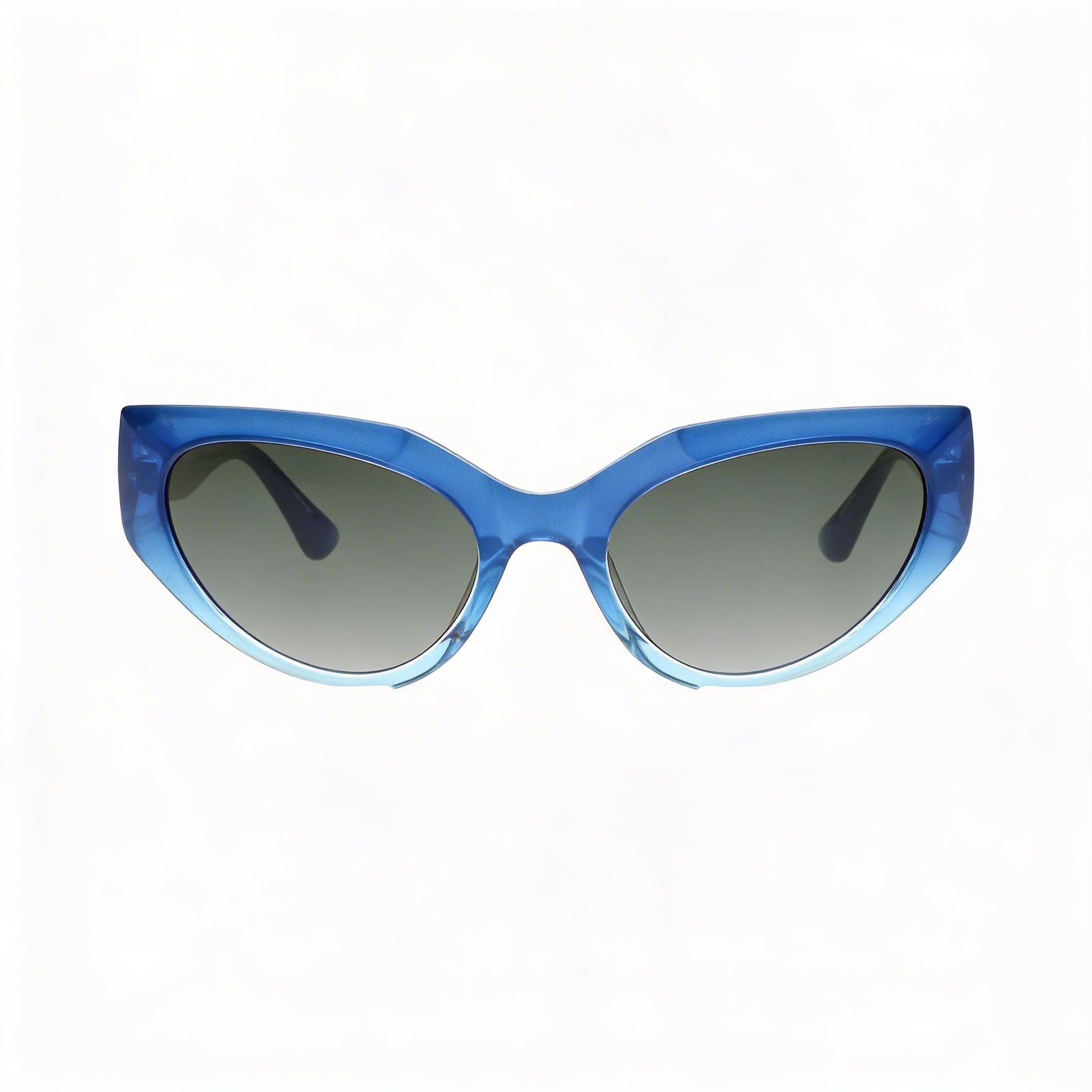 Guess Gu7787-a Women's Cat Eye Blue Plastic Frame Gradient Blue Lens UV Protection Sunglasses 57mm, Photo 2