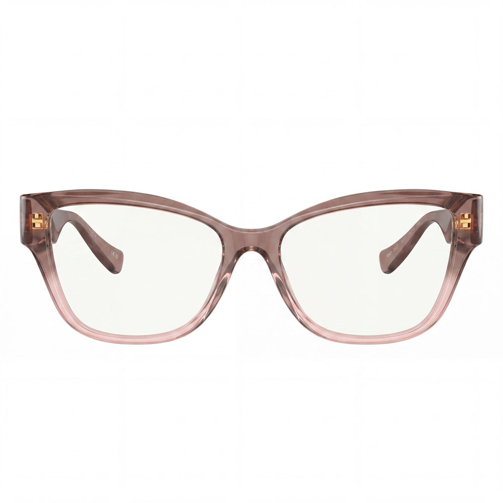 Gafas Versace Tf2091b de Acetato Transparente Rosa para Mujer con Cristales de Plástico Transparente, 54-16-140mm