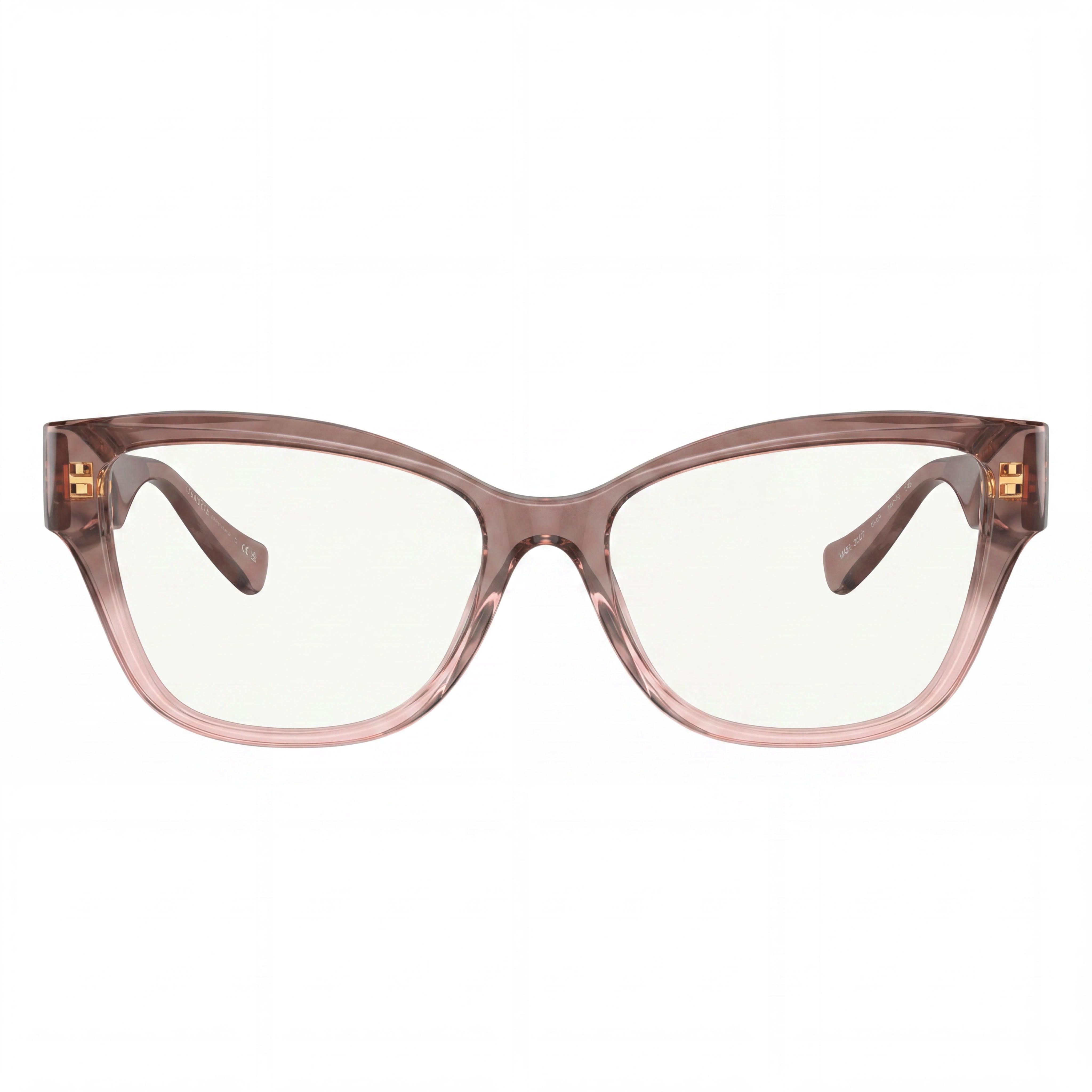 Versace Tf2091b Women's Pink Transparent Acetate Eyeglasses with Clear Plastic Lenses, 54-16-140mm, Photo 2