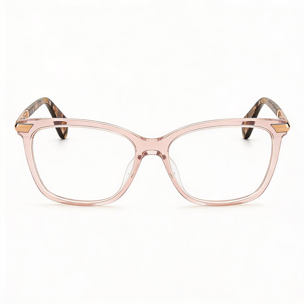 Gafas de sol modernas para mujer rag & bone con montura de acetato beige y lentes de policarbonato beige, ancho de lente de 53 mm
