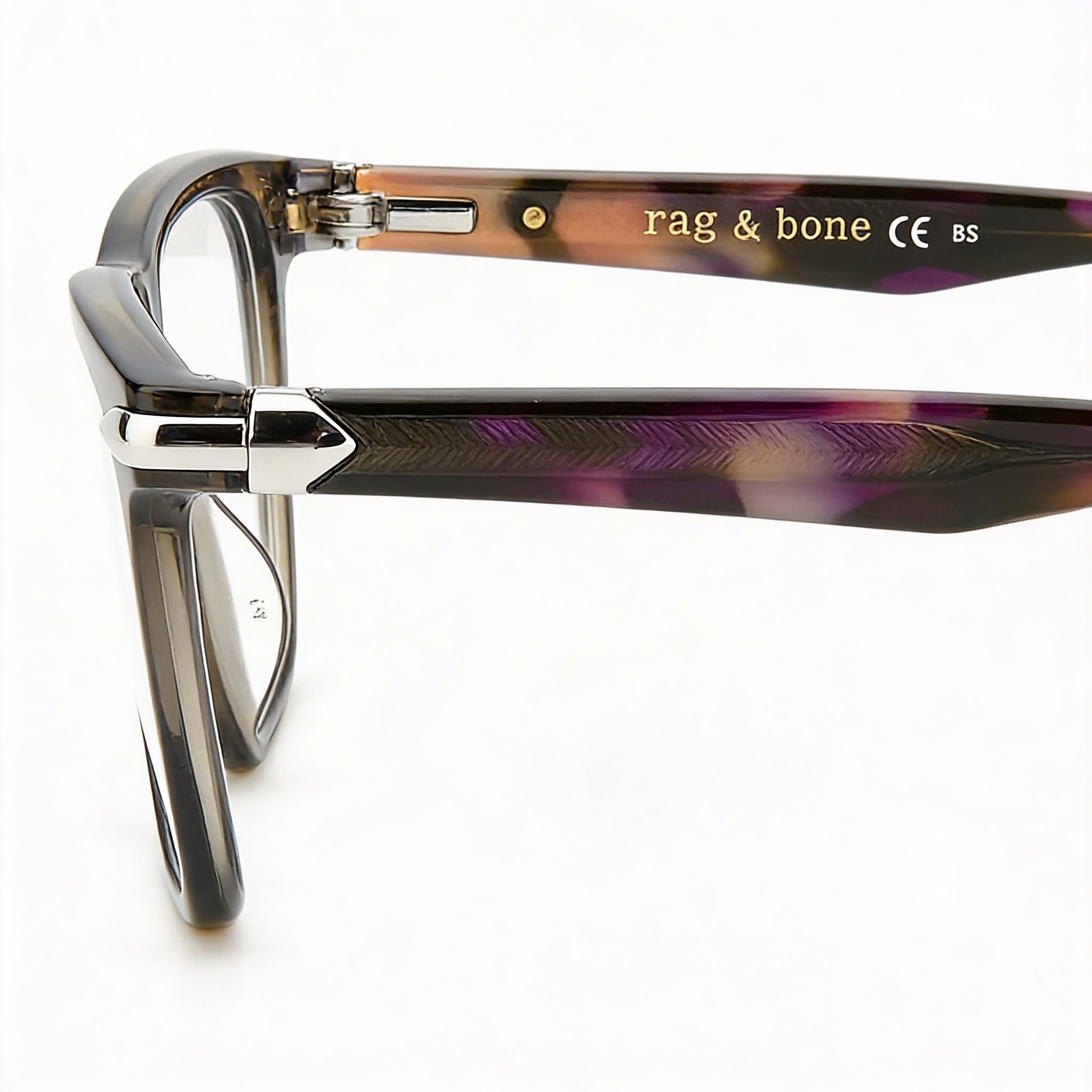 rag & bone Modern Unisex Acetate Frame Light Adaptive Lenses Dark Green Light Eyeglasses 51-16-140, Photo 3