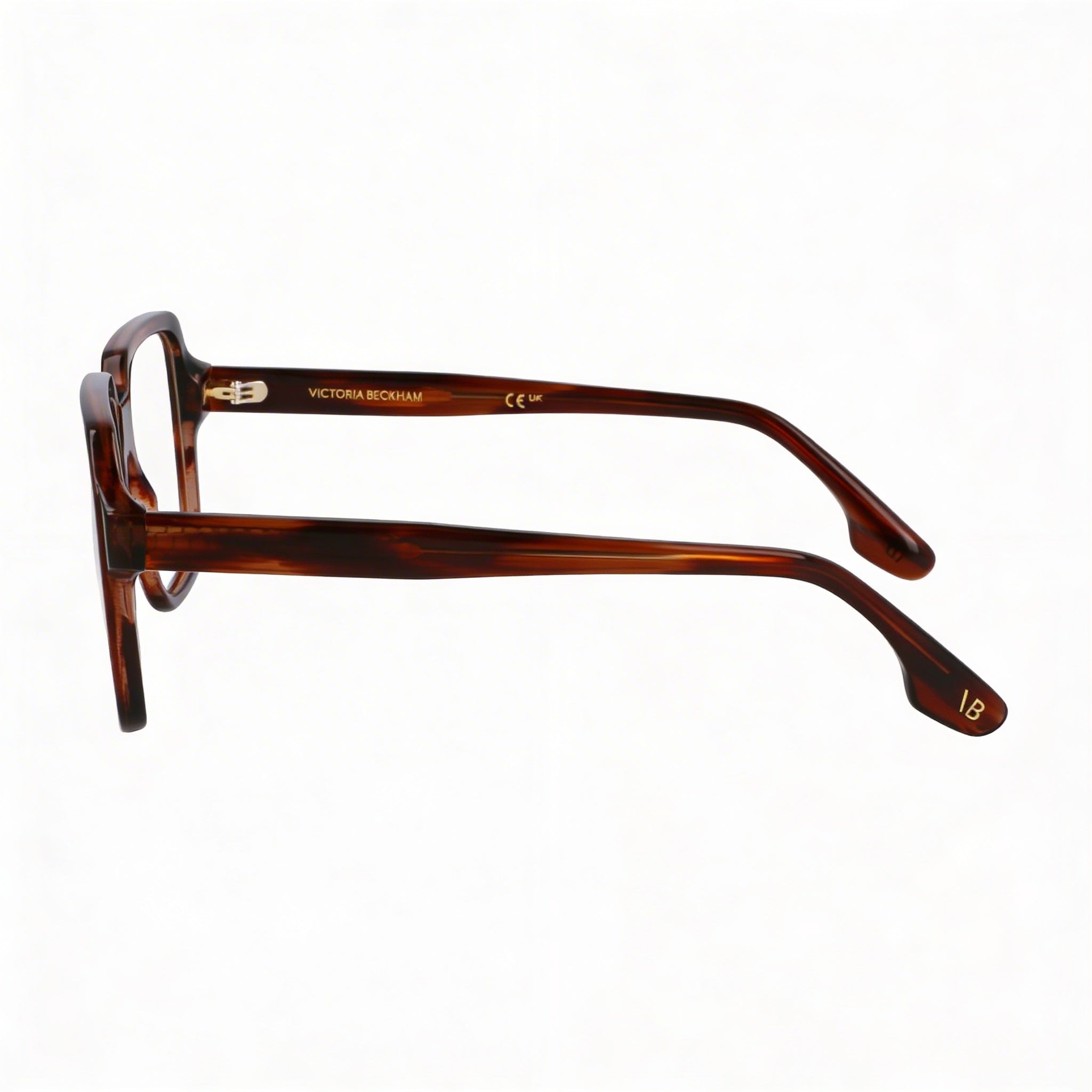 Victoria Beckham Vb2668 Gafas ópticas de cuerno marrón para mujer, montura lista para graduar, tamaño 53-17-140mm, Photo 3
