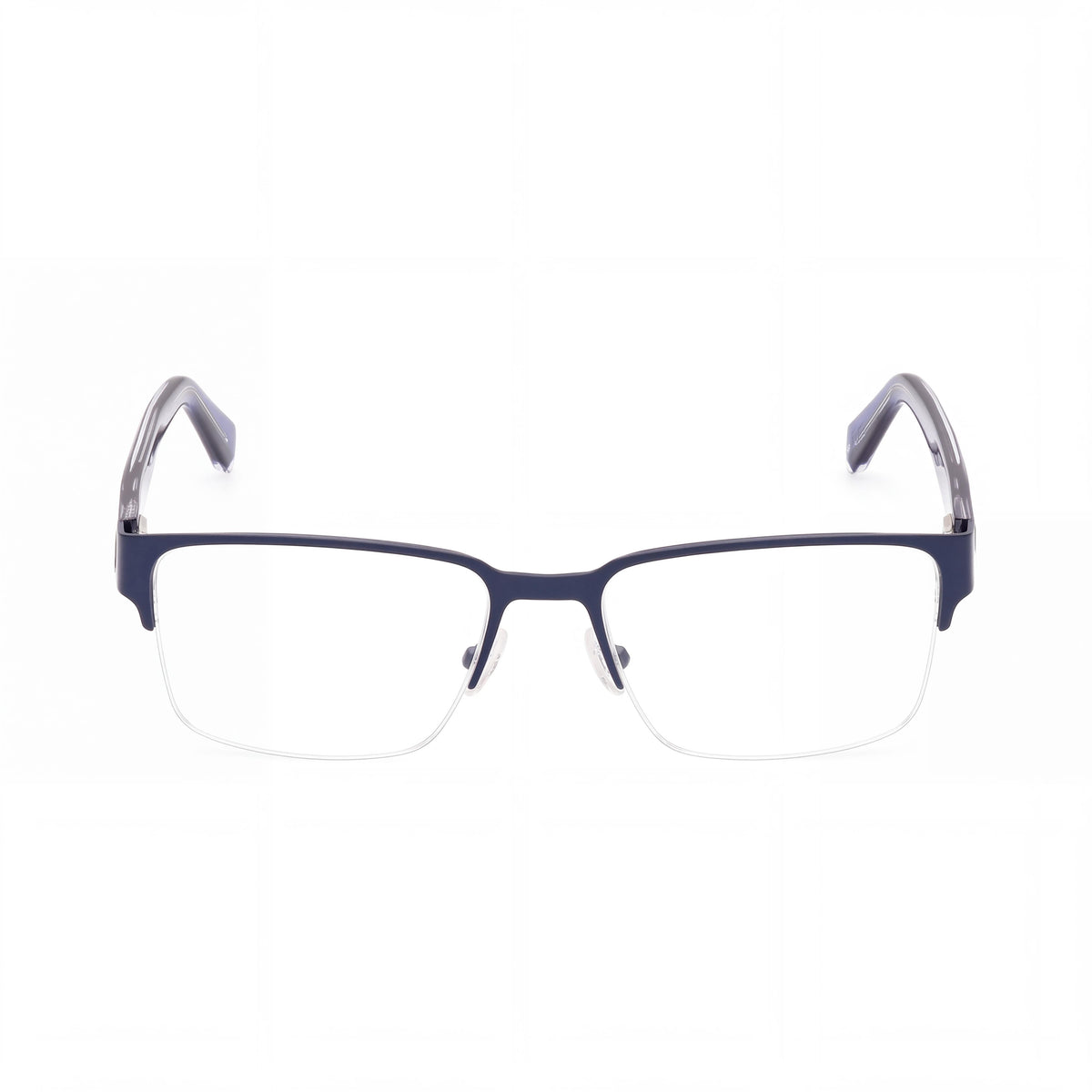 GUESS Gu50095 Gafas para Hombre con Montura de Metal Azul Mate Brillante y Lentes no Graduadas de 53 mm, Photo 2