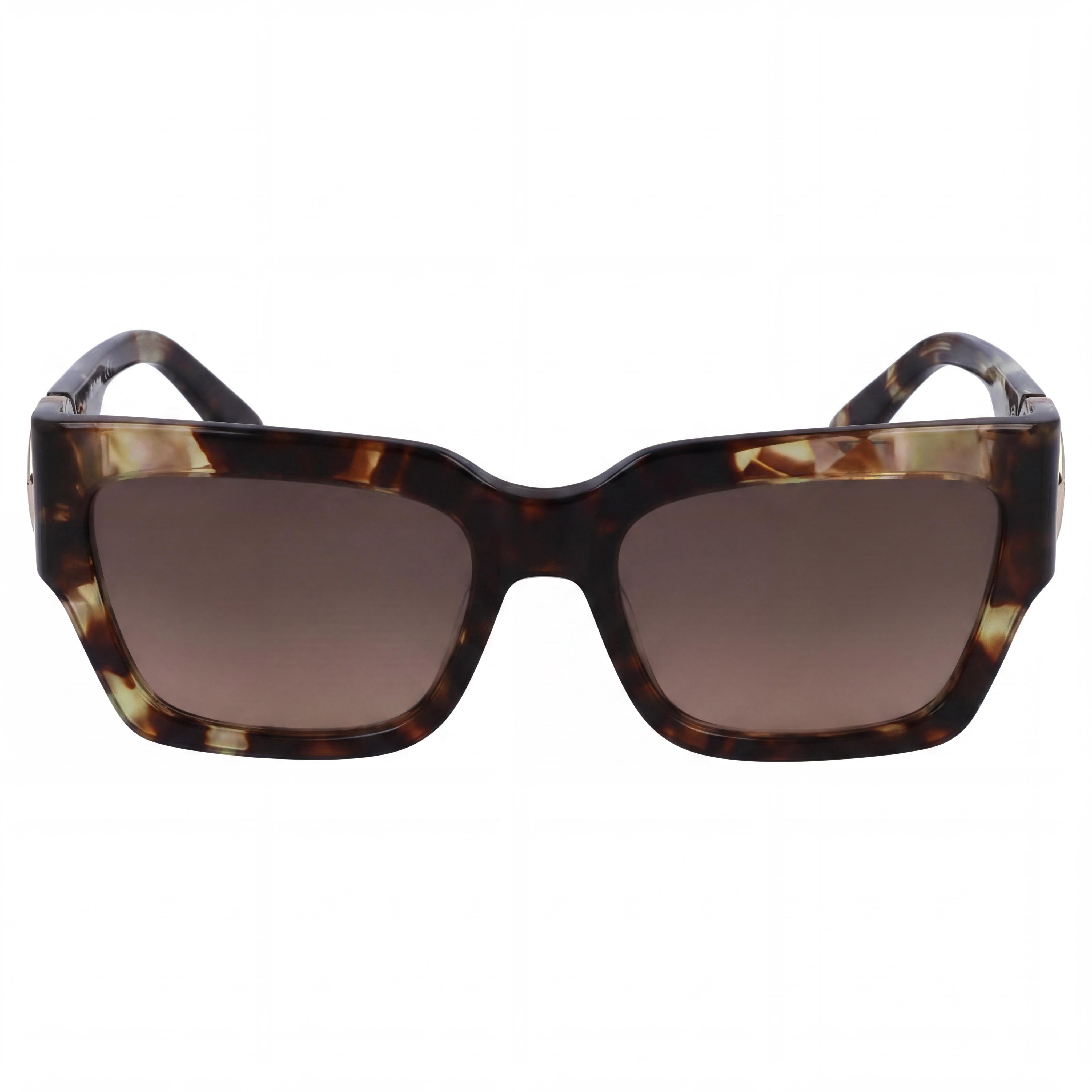 Longchamp LO735S Green Havana Square Sunglasses for Women, 55mm, Photo 2