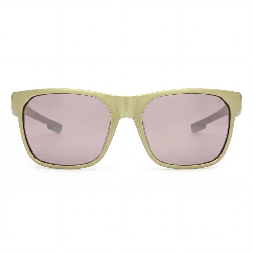Gafas de sol Adidas Injected Unisex Montura de plástico verde claro mate con lentes verdes, UV 400, no polarizadas 55 mm