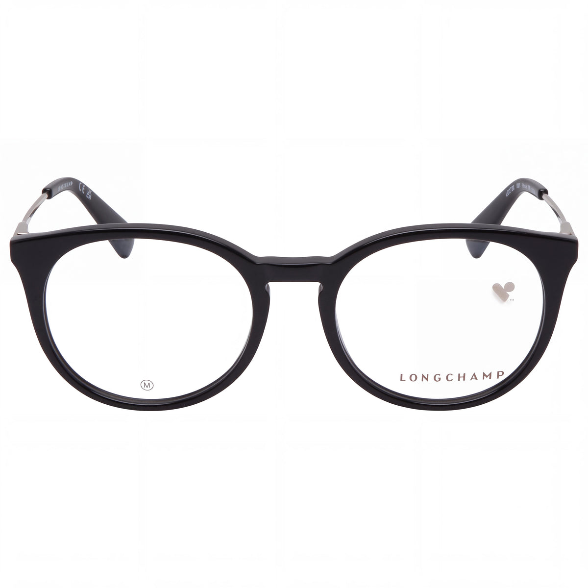 Longchamp Lo2720 Men’s Modern Black Alloy Steel Eyeglasses, 51mm Lens, 18mm Bridge, 140mm Temple, Photo 2