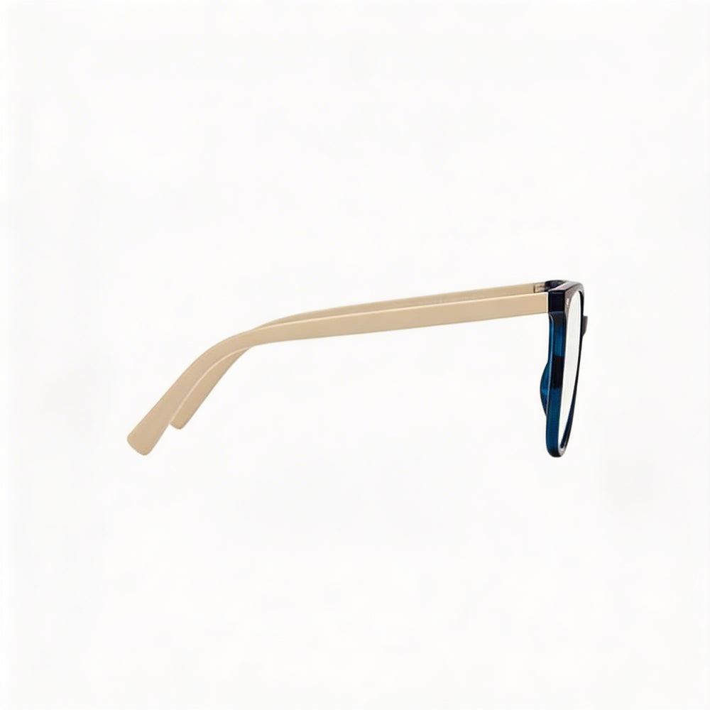 Valentino VA3059 Unisex Optical Eyeglasses, Composite Frame, Blue Havana Color, 54mm Lens Width