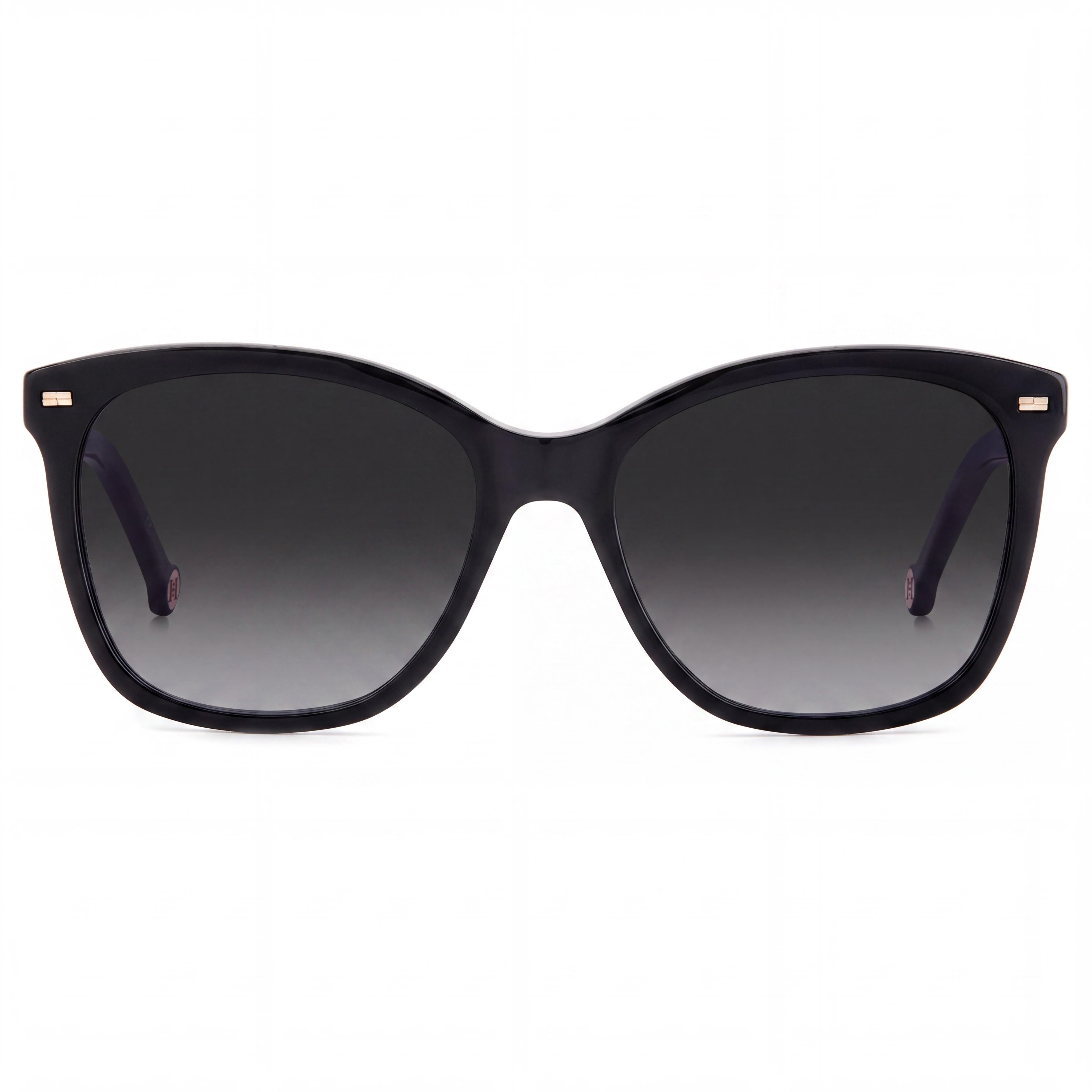 Carolina Herrera Her 0137/S Unisex Black White Acetate Frame Polycarbonate Lens UV Protection Sunglasses 54mm, Photo 2