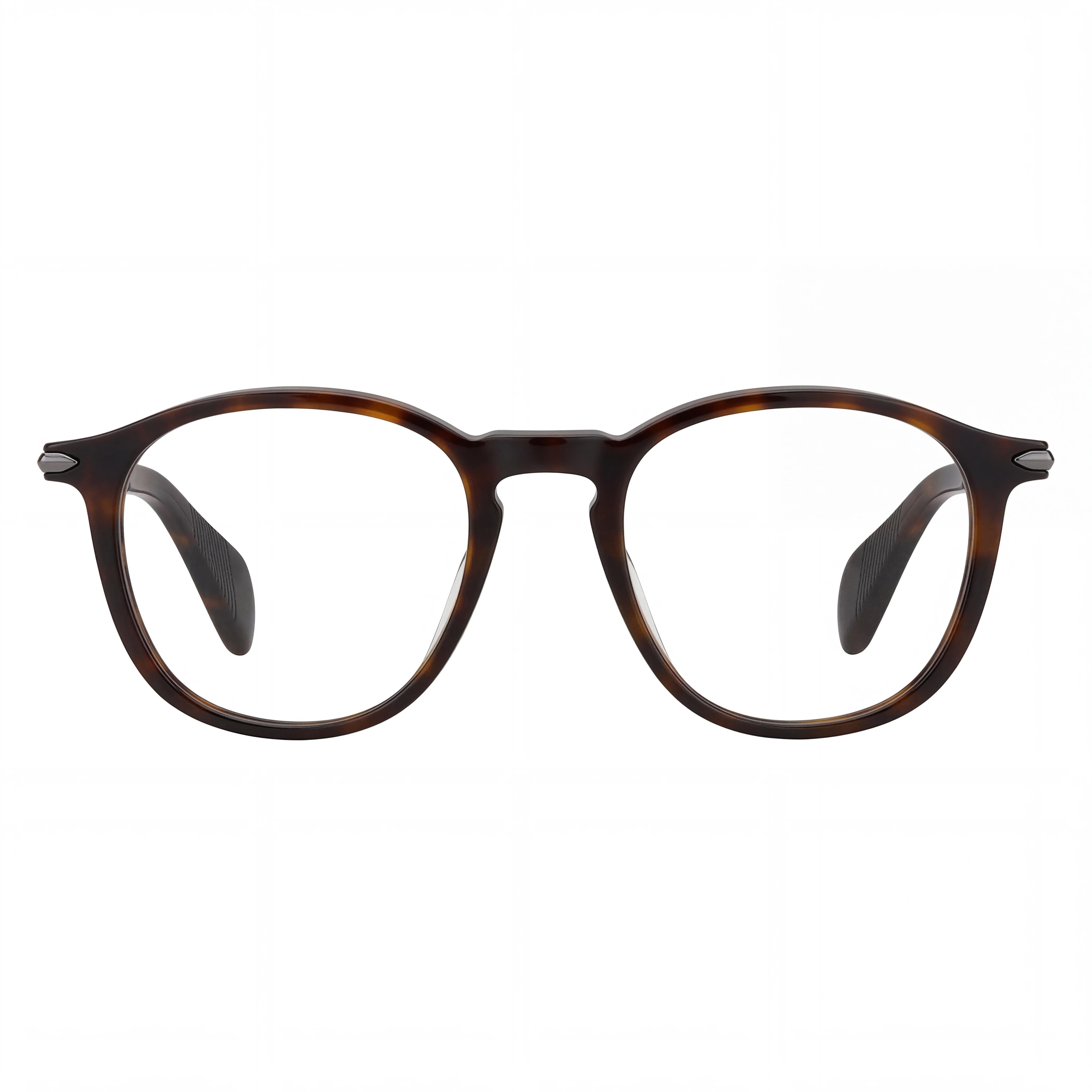rag & bone Rnb 7020 Unisex Eyewear with Havana Acetate Frame and Lenses, 48mm Lens Width, Photo 2