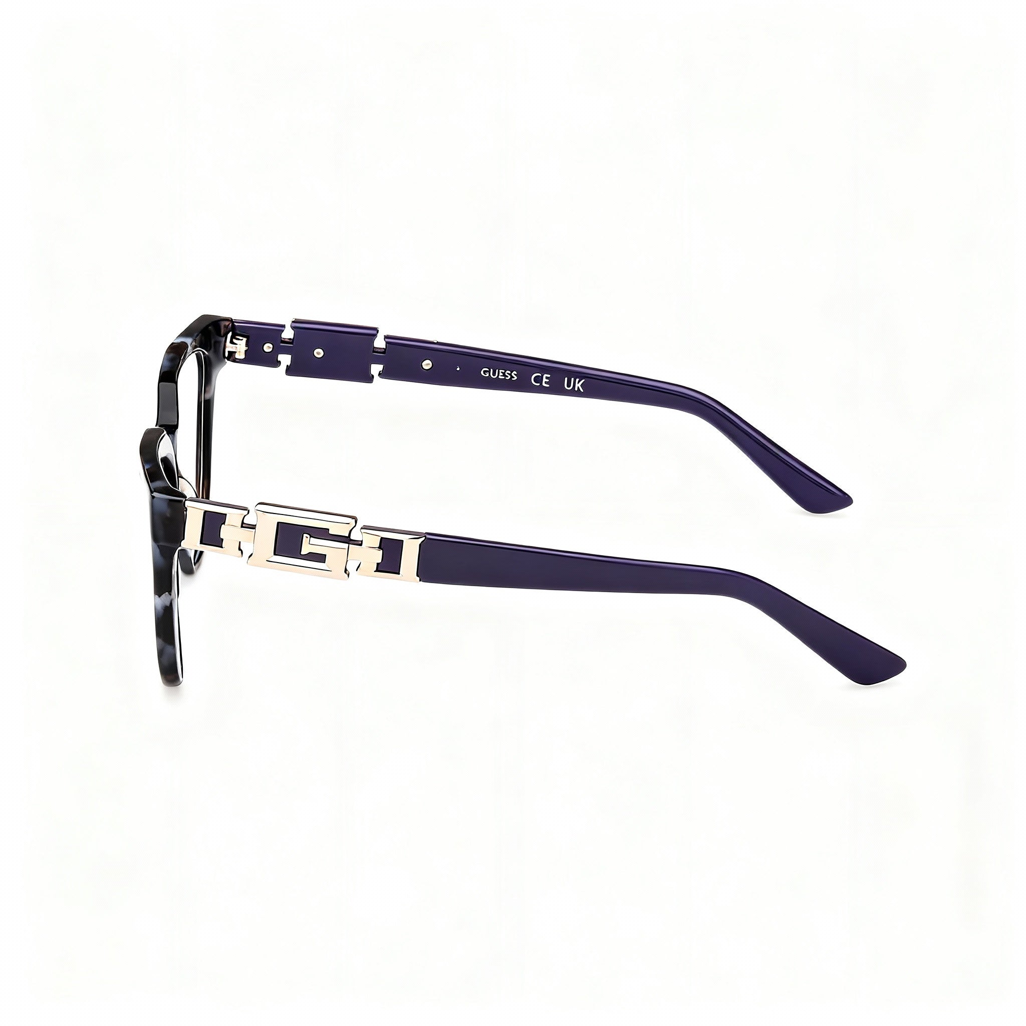 GUESS GU2985 Women's Multicoloured Cat-Eye Optical Eyeglasses Frames, Size 145-14-41mm, Photo 3