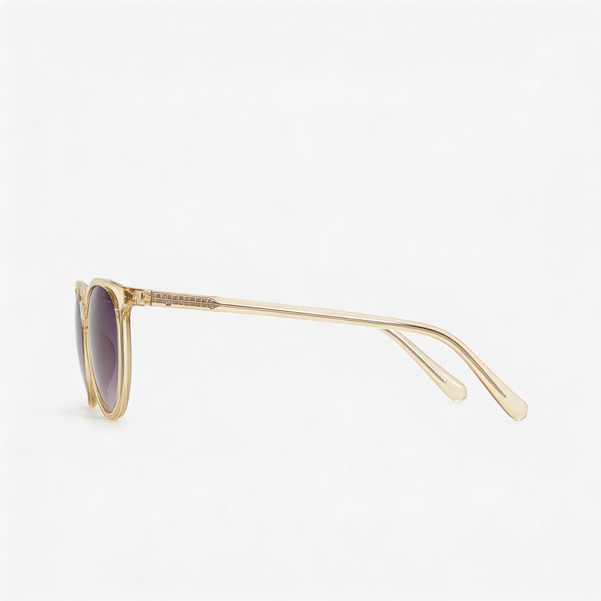 GUESS Gafas de Sol de Plástico Redondas Retro Brillantes Amarillas Claras con Protección UV para Mujer 51, Photo 2