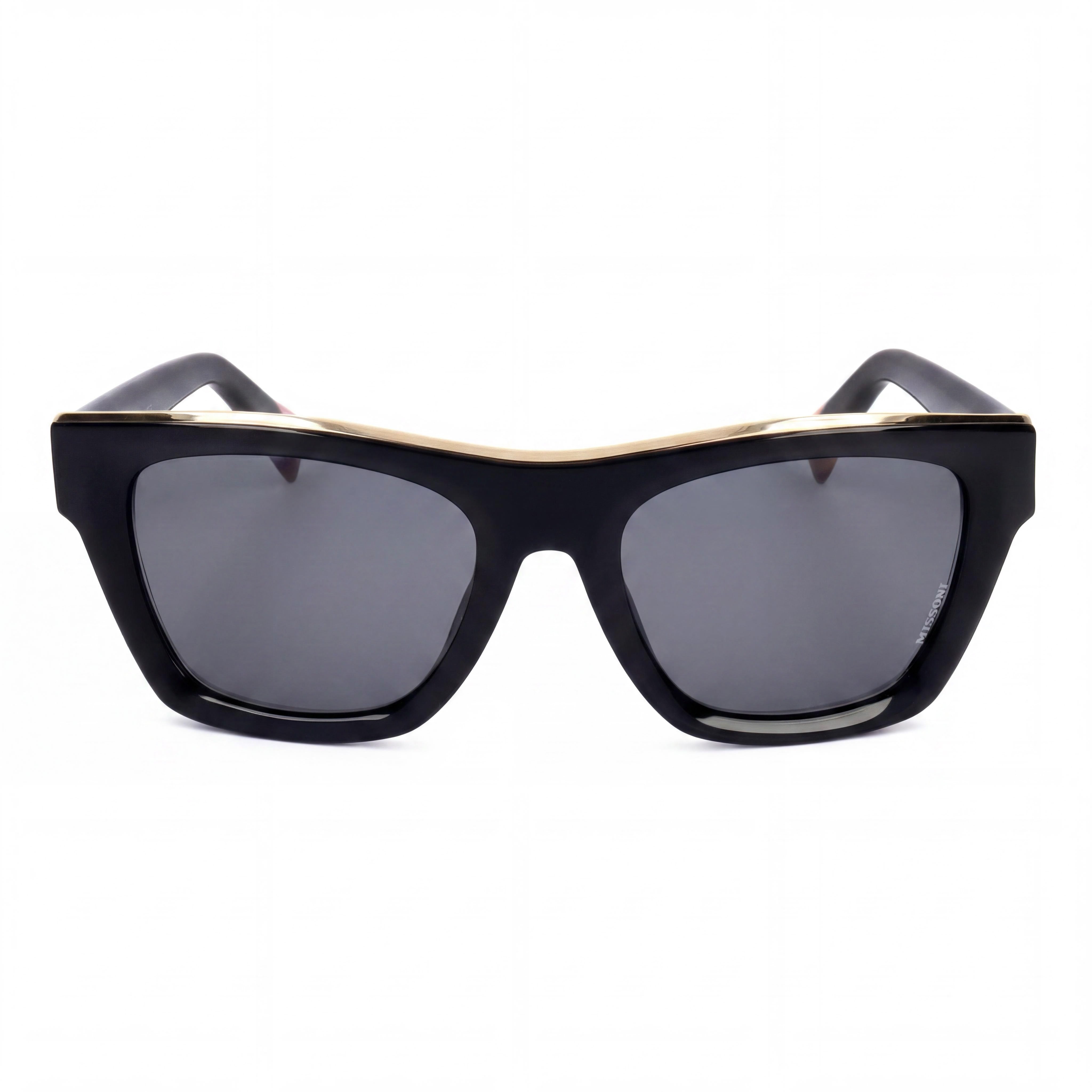 M Missoni Mis0067/S Women's Black Burgundy Acetate Sunglasses with Black Lens UV Protection 53mm, Photo 2