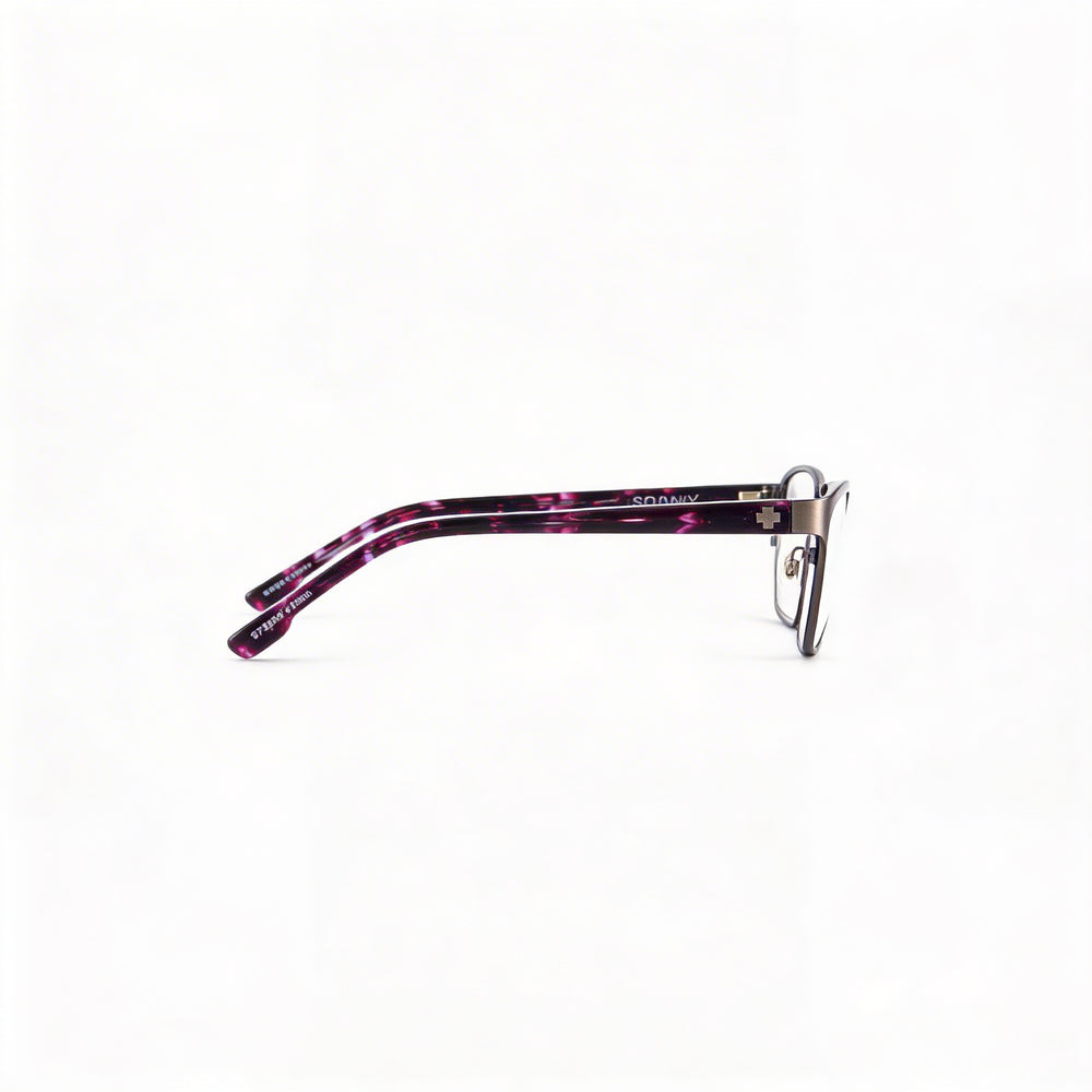 Gafas Spy Classic para mujer de material compuesto, acabado cepillado, color bronce, camuflaje, carey y transparentes, sin demostración, 52 mm