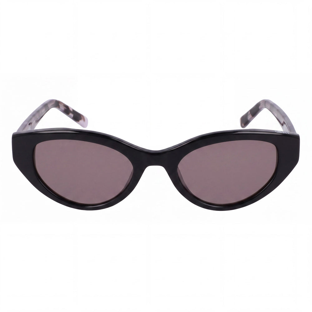 DKNY Women's Classic Acetate Black Frame Eyeglasses with UV Protection, Non-Polarized Lenses 51mm