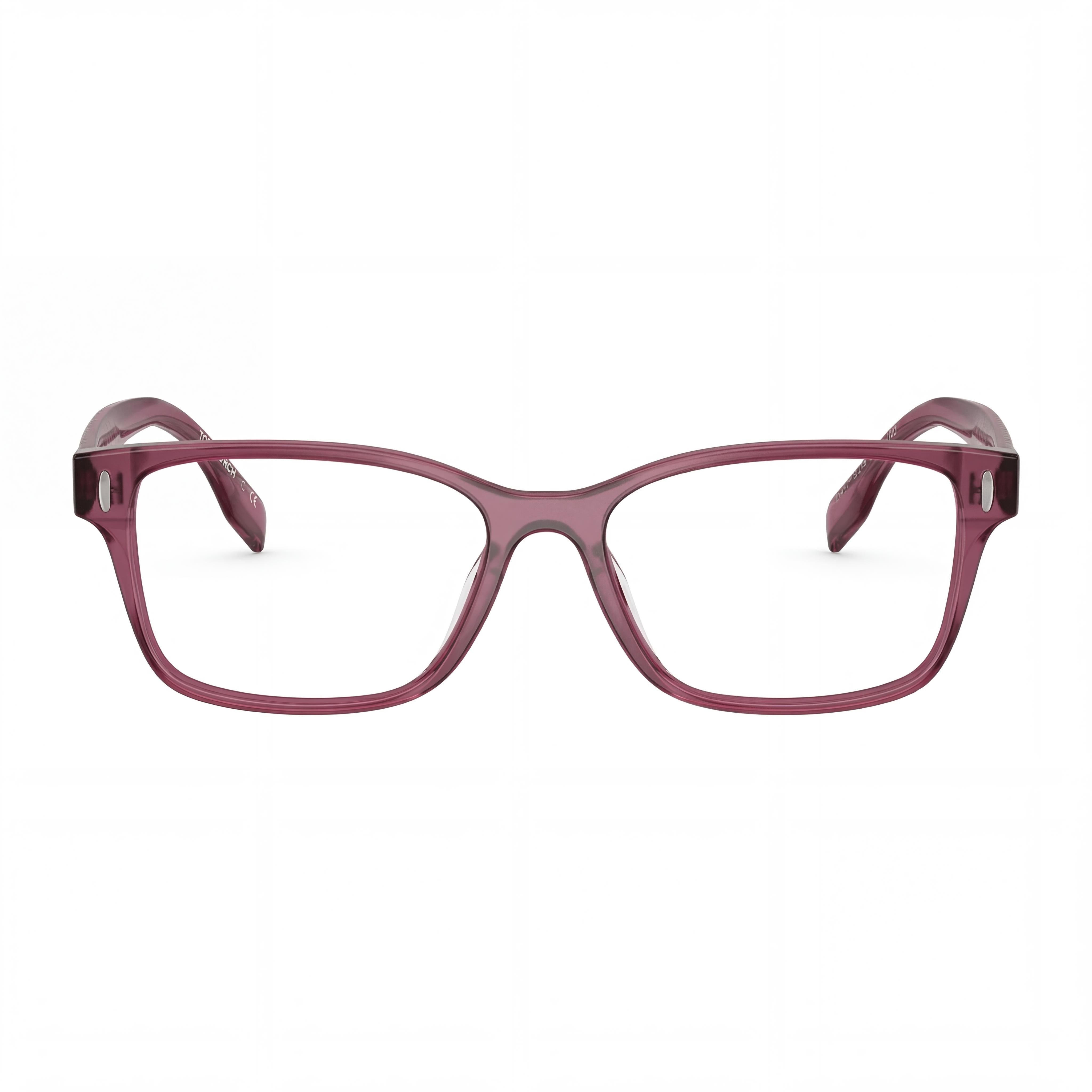 Tory Burch Ty 2151 U Gafas Rectangulares para Mujer, Montura de Acetato, Transparente Baya, Ancho de Lente 53mm, Photo 2
