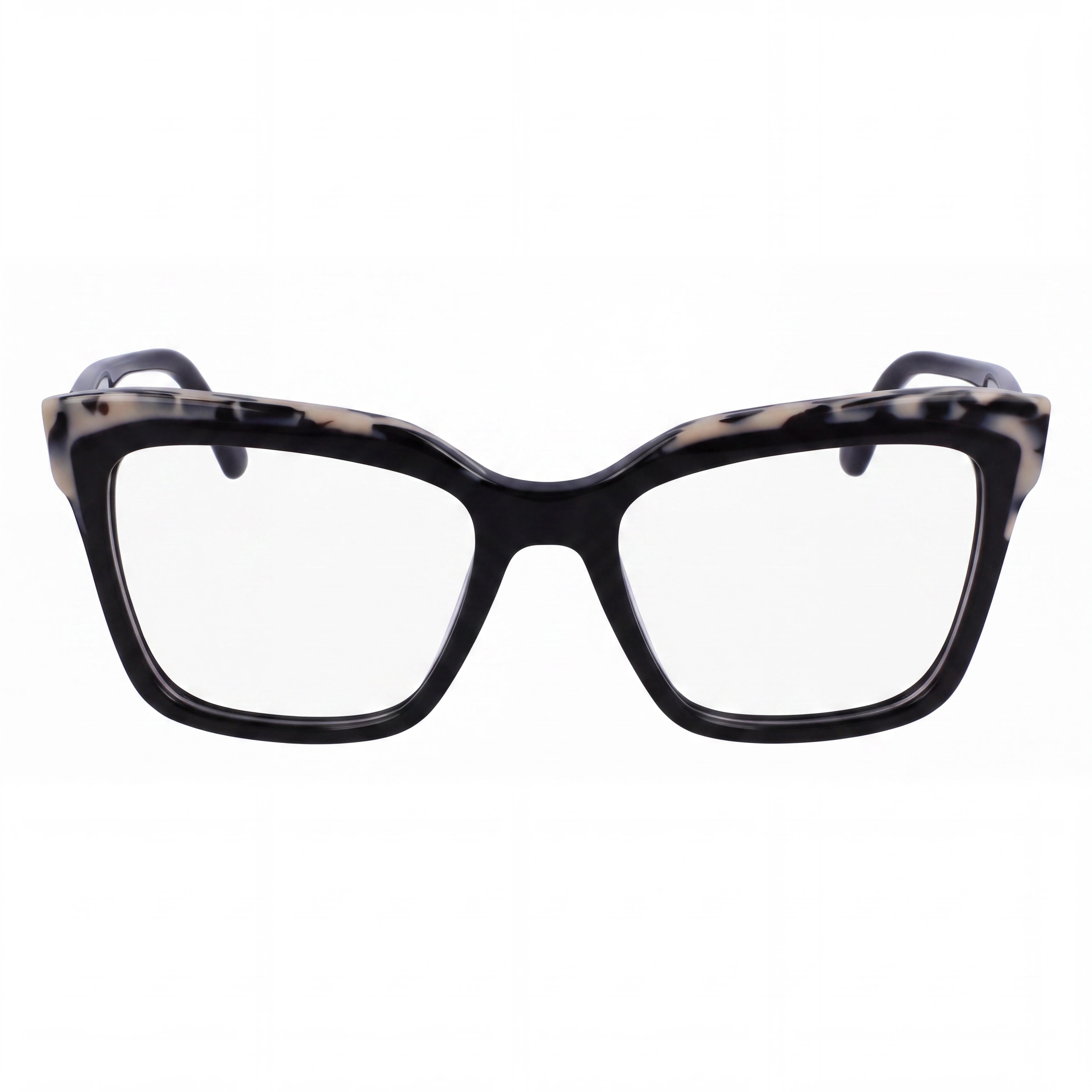 KARL LAGERFELD Casual Women's Black Marble Acetate Eyeglasses 52mm, Photo 2