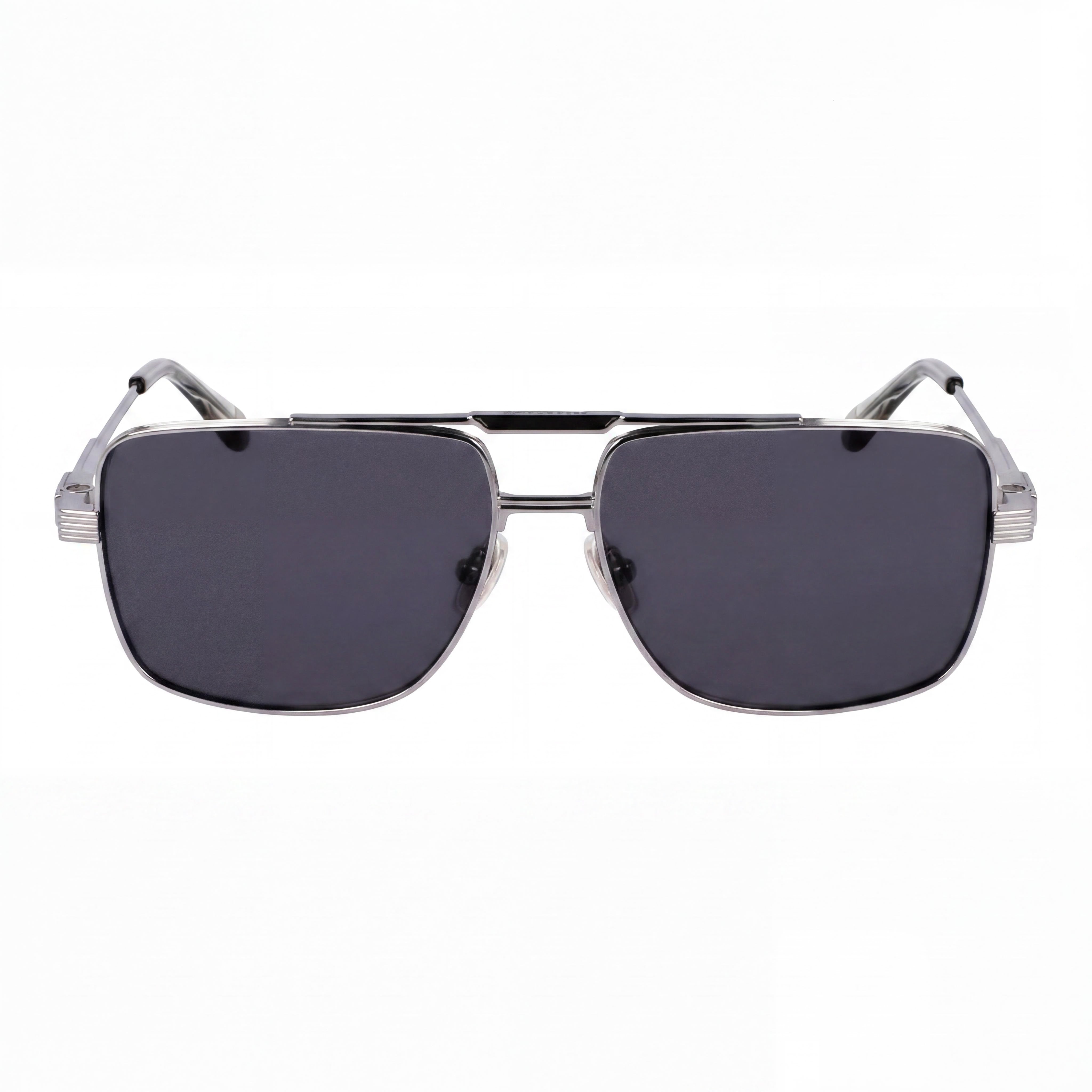 Gafas de sol Ferragamo Sf318sp de titanio rutenio claro para mujer, 60 mm, Photo 2