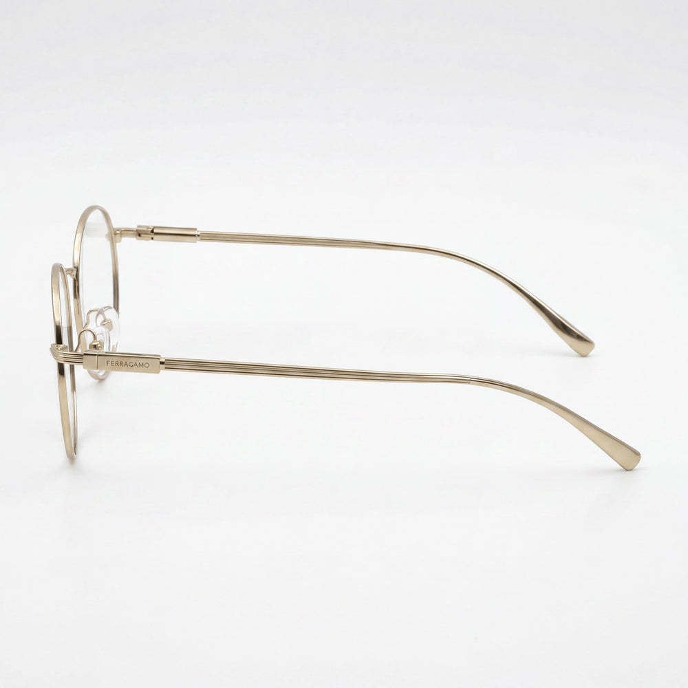 Salvatore Ferragamo Men's Sf2229 Metal Multicoloured Frame Gold Lens UV Protected Eyewear 50mm