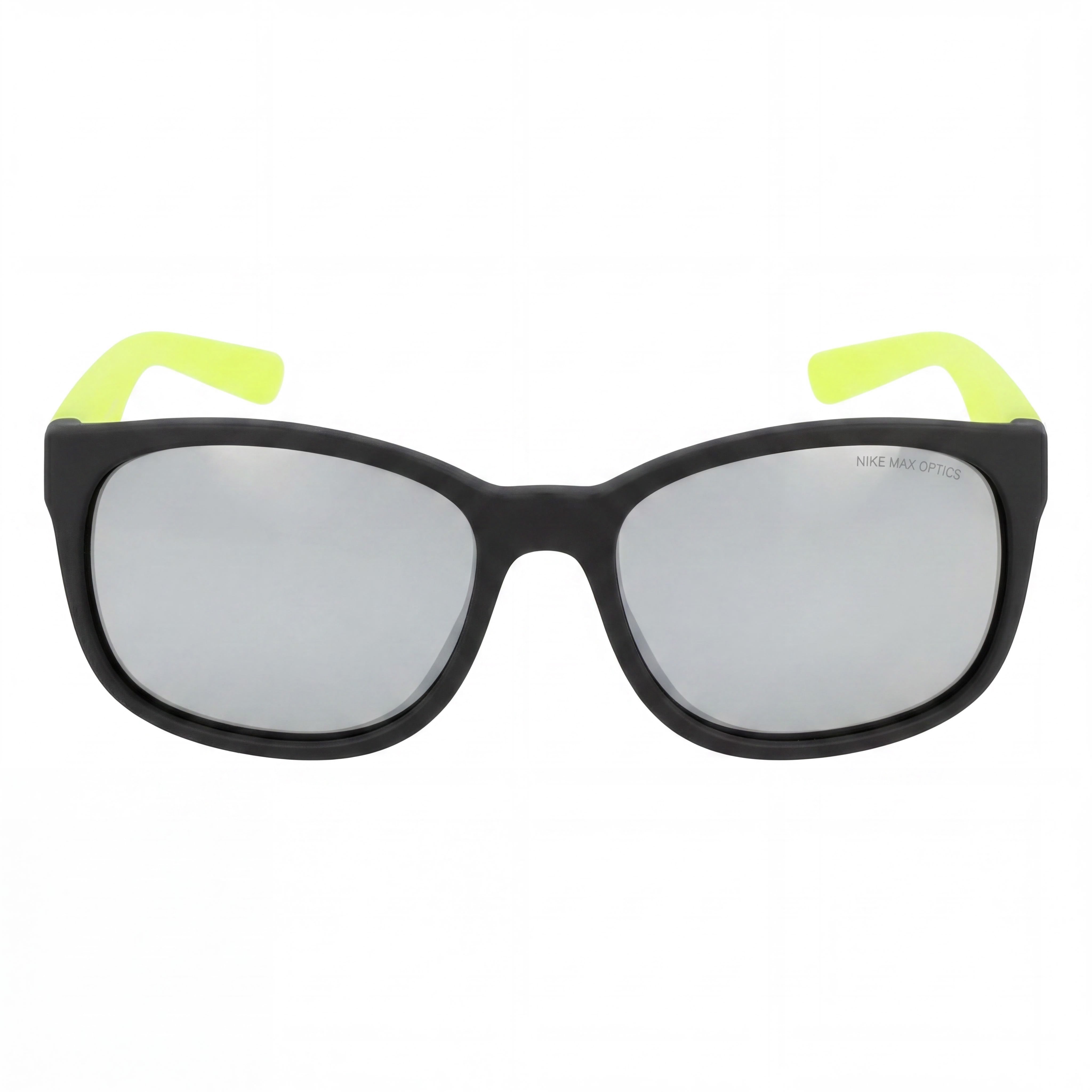 Gafas de sol unisex Nike Spirit Ev0886 de plástico, montura en negro mate/voltio, lentes plateadas y grises de 51 mm, Photo 2